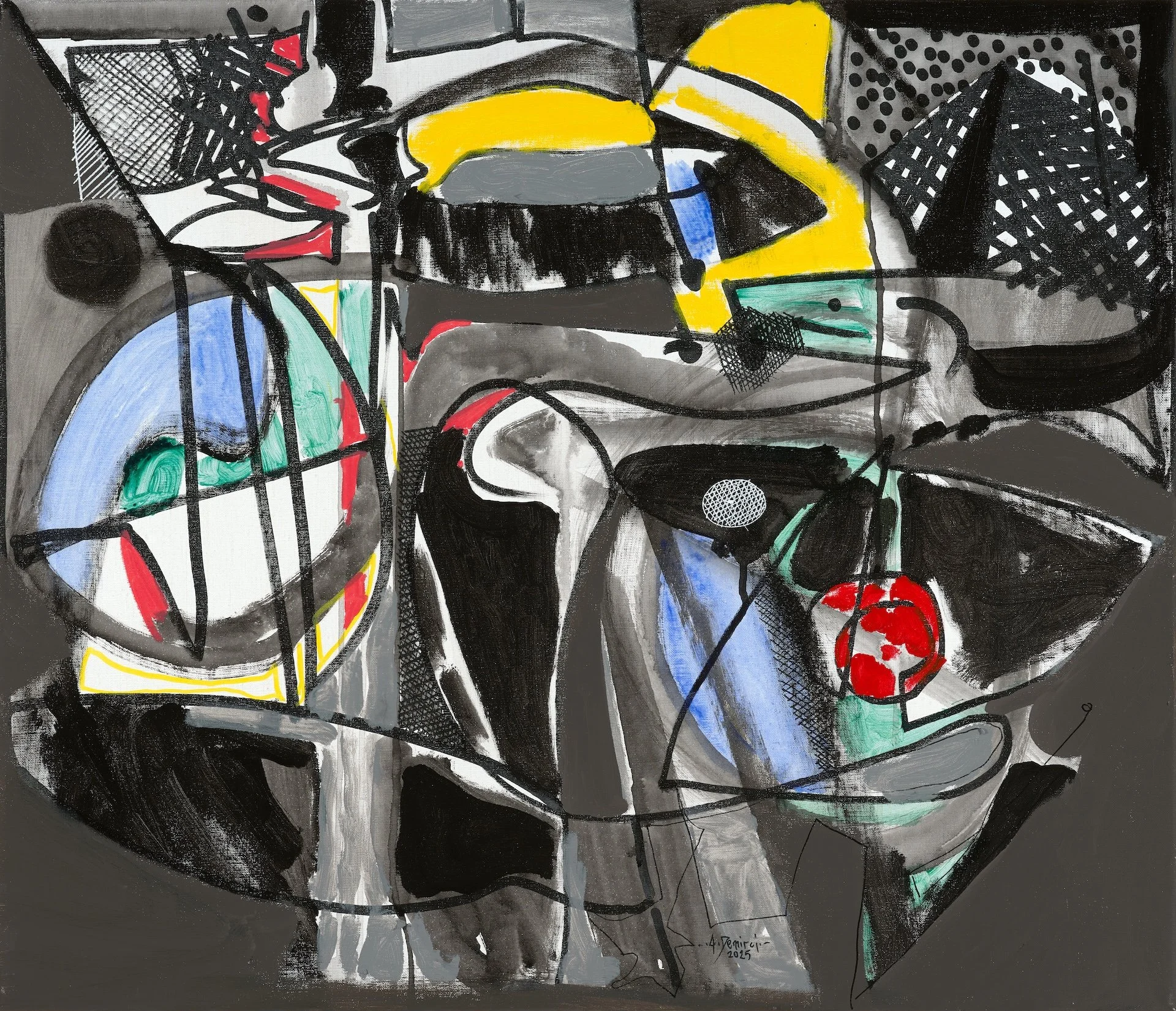 2025, acrylic on linen, 60 x 70 cm