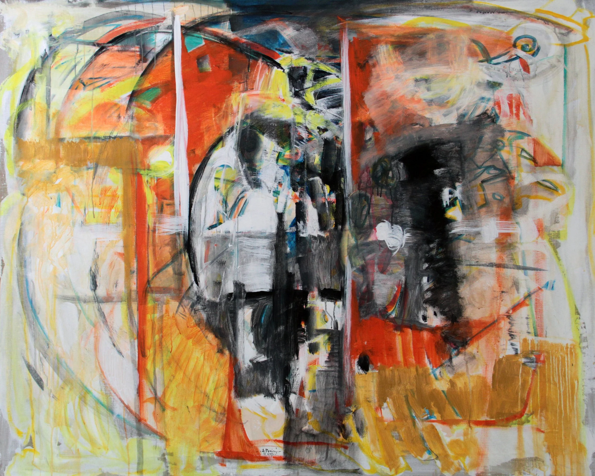 2013, acrylic on linen, 130 x 162 cm