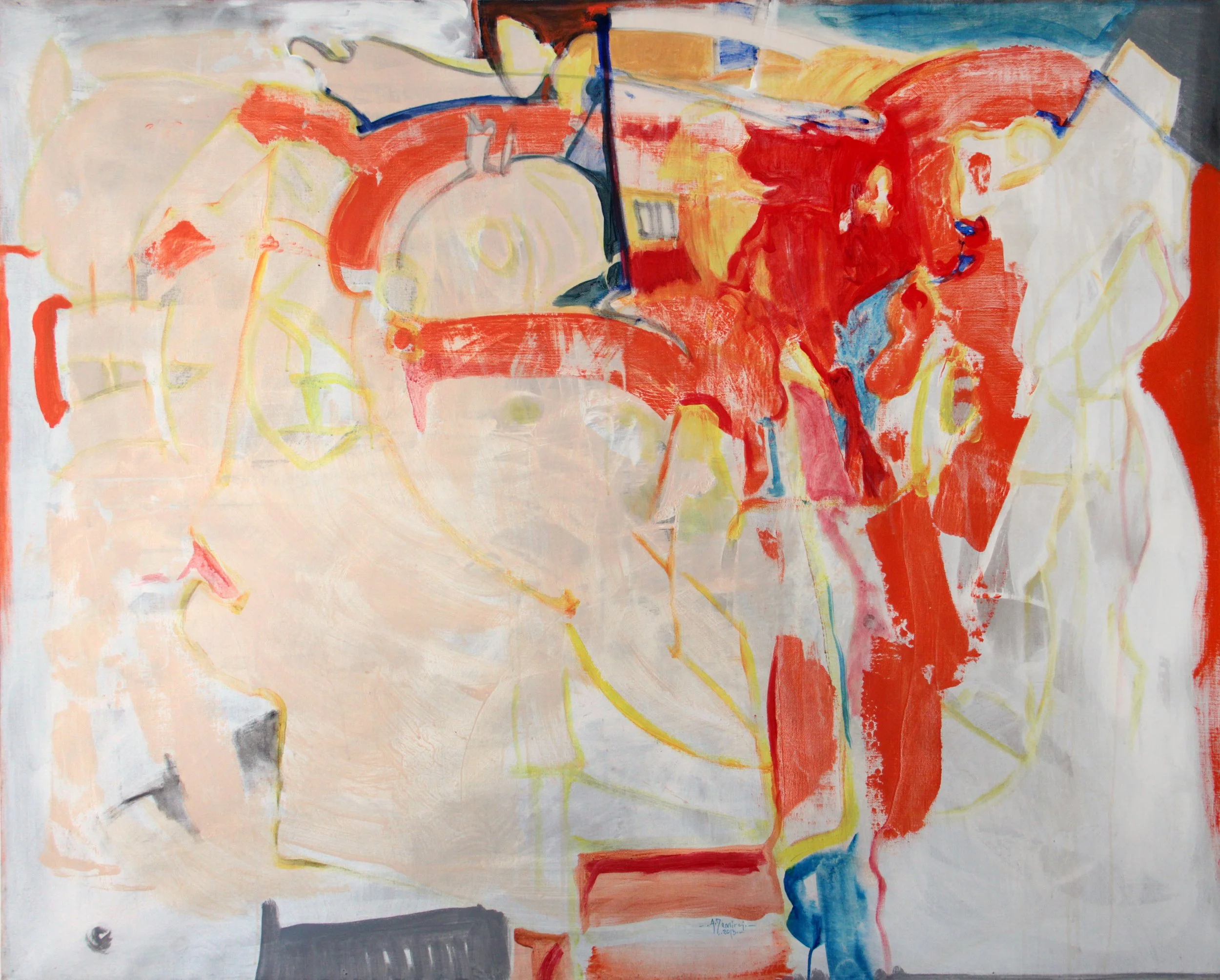 2013, acrylic on linen, 130 x 162 cm