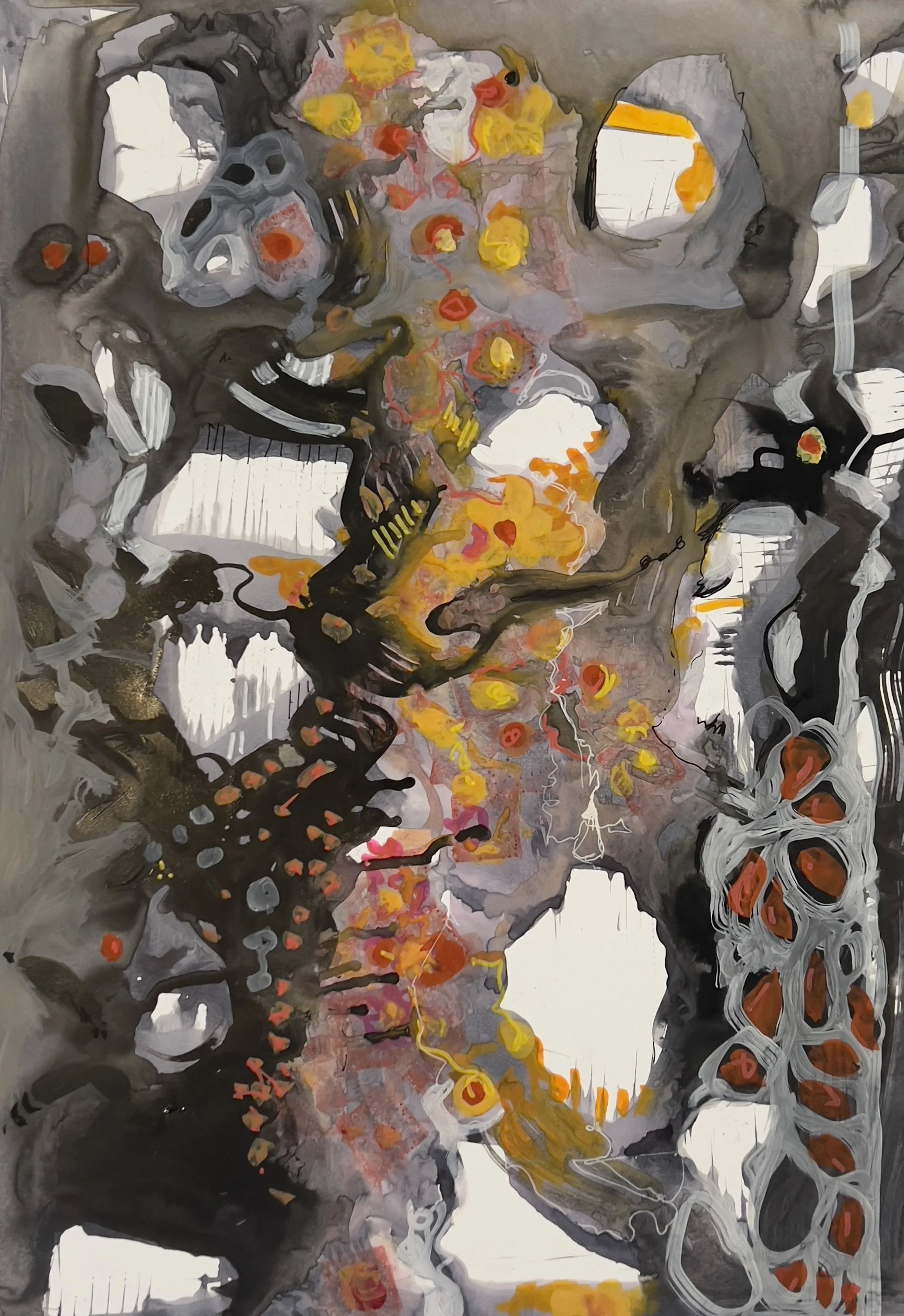 2023, ecoline on paper, 56 x 40 cm
