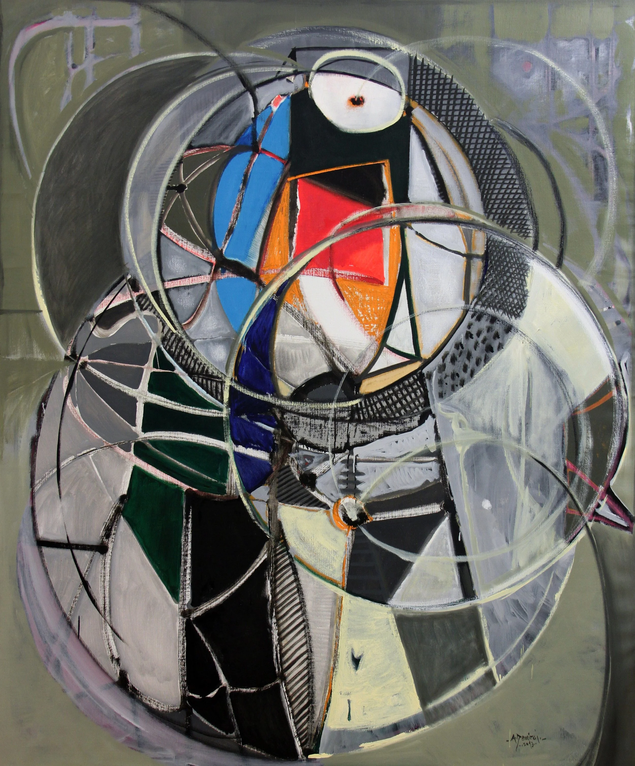 2013, acrylic on linen, 192 x 160 cm ●