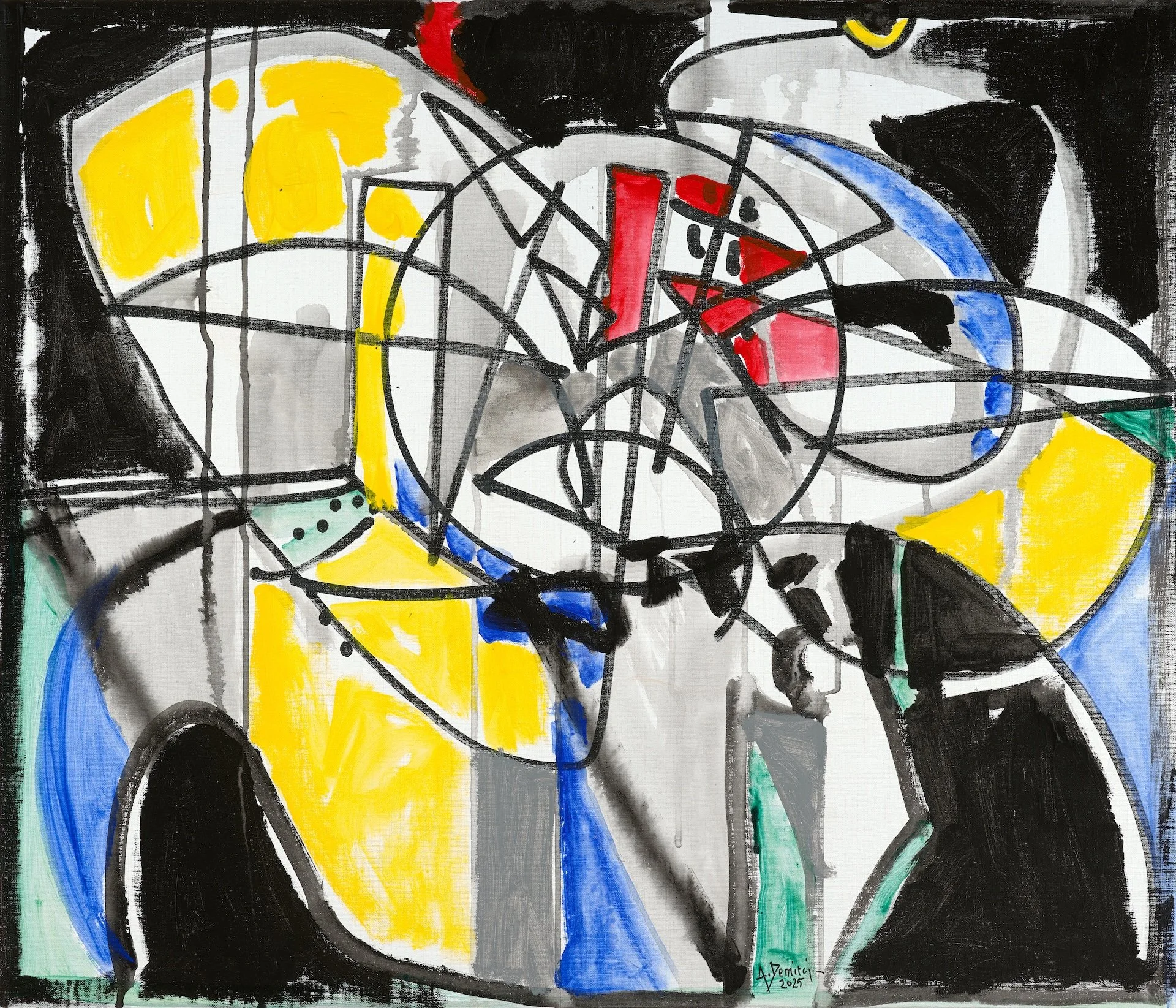 2025, acrylic on linen, 60 x 70 cm