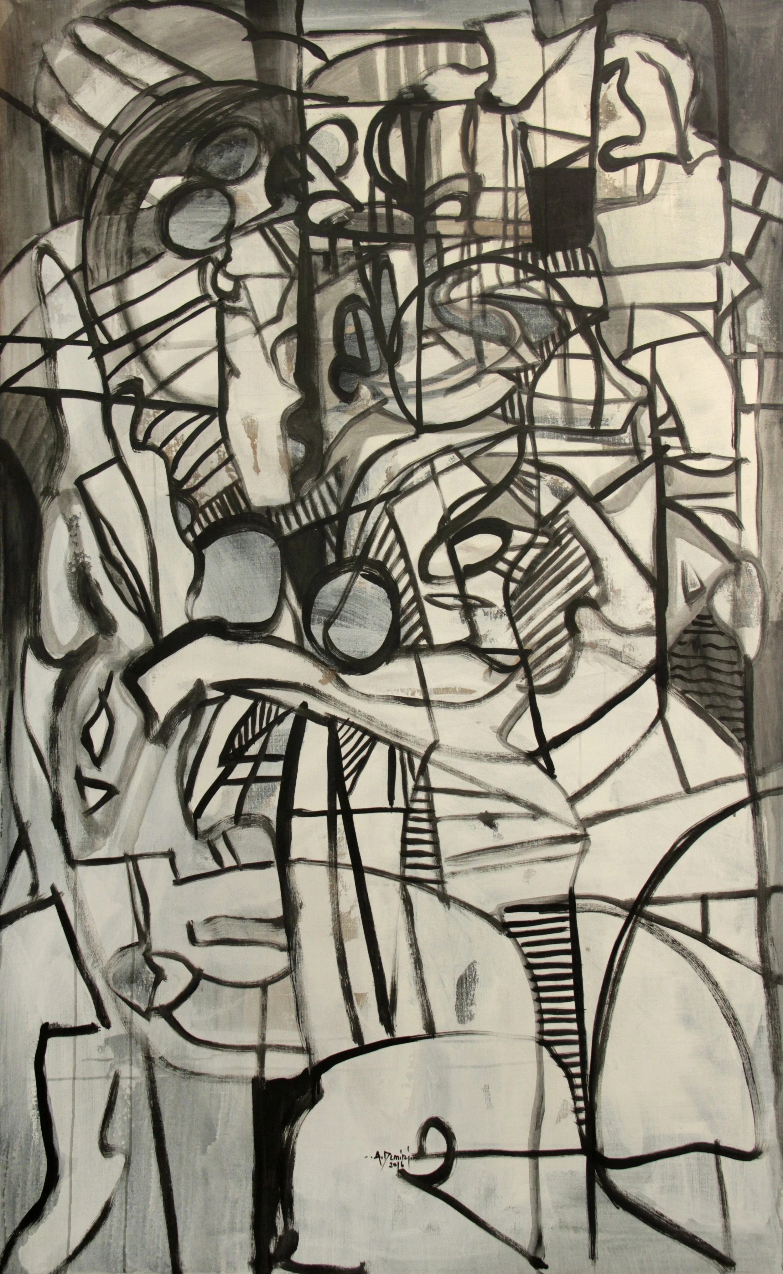 2016, acrylic on linen, 194 x 120 cm
