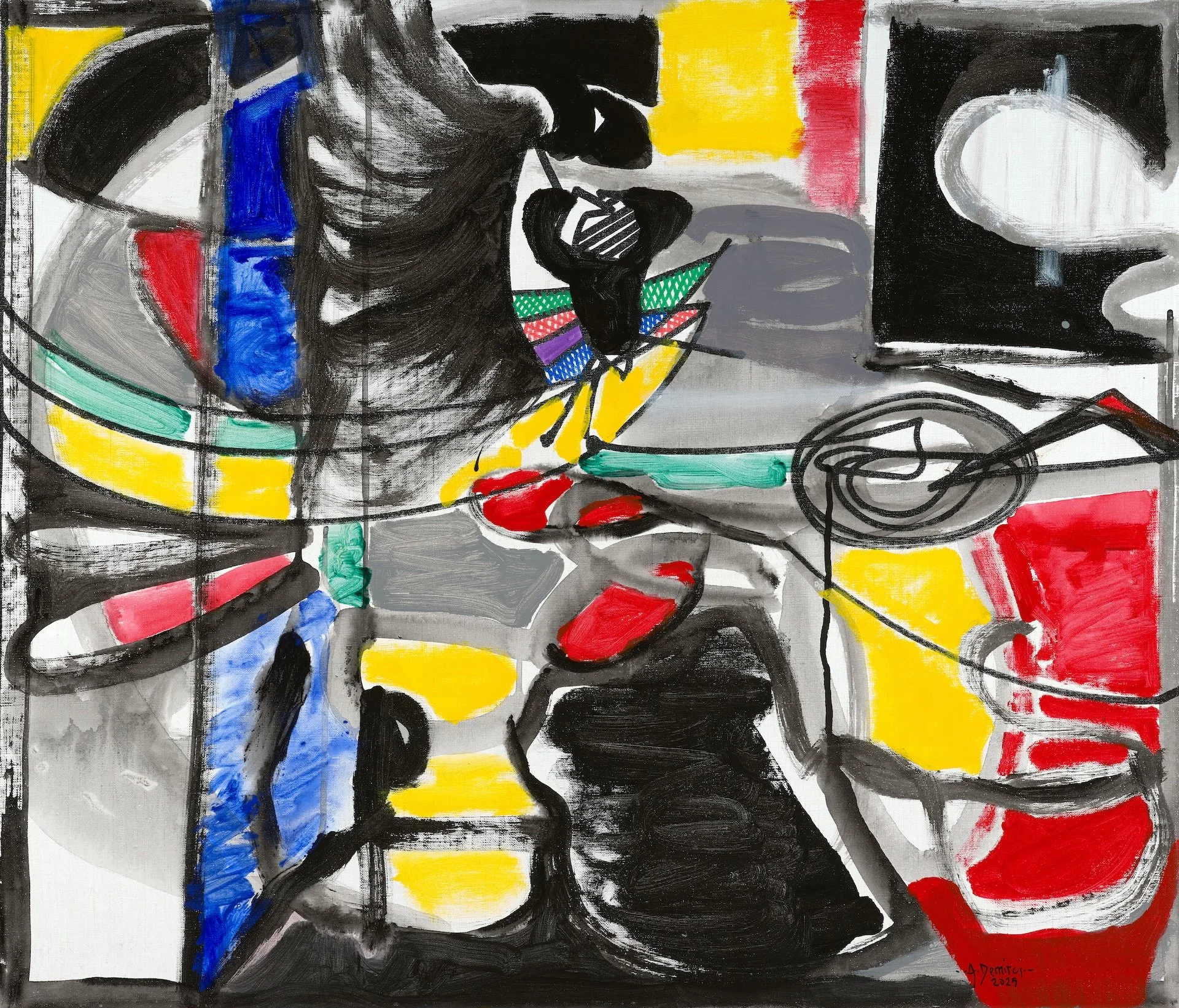 2025, acrylic on linen, 60 x 70 cm
