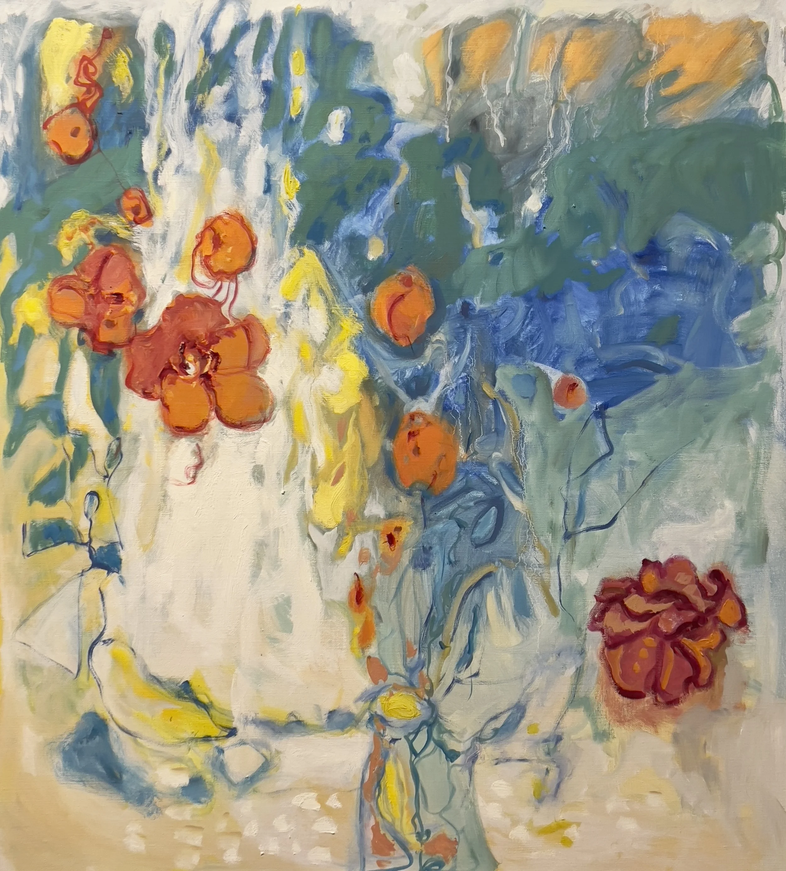 2023, oil on linen, 100 x 90 cm