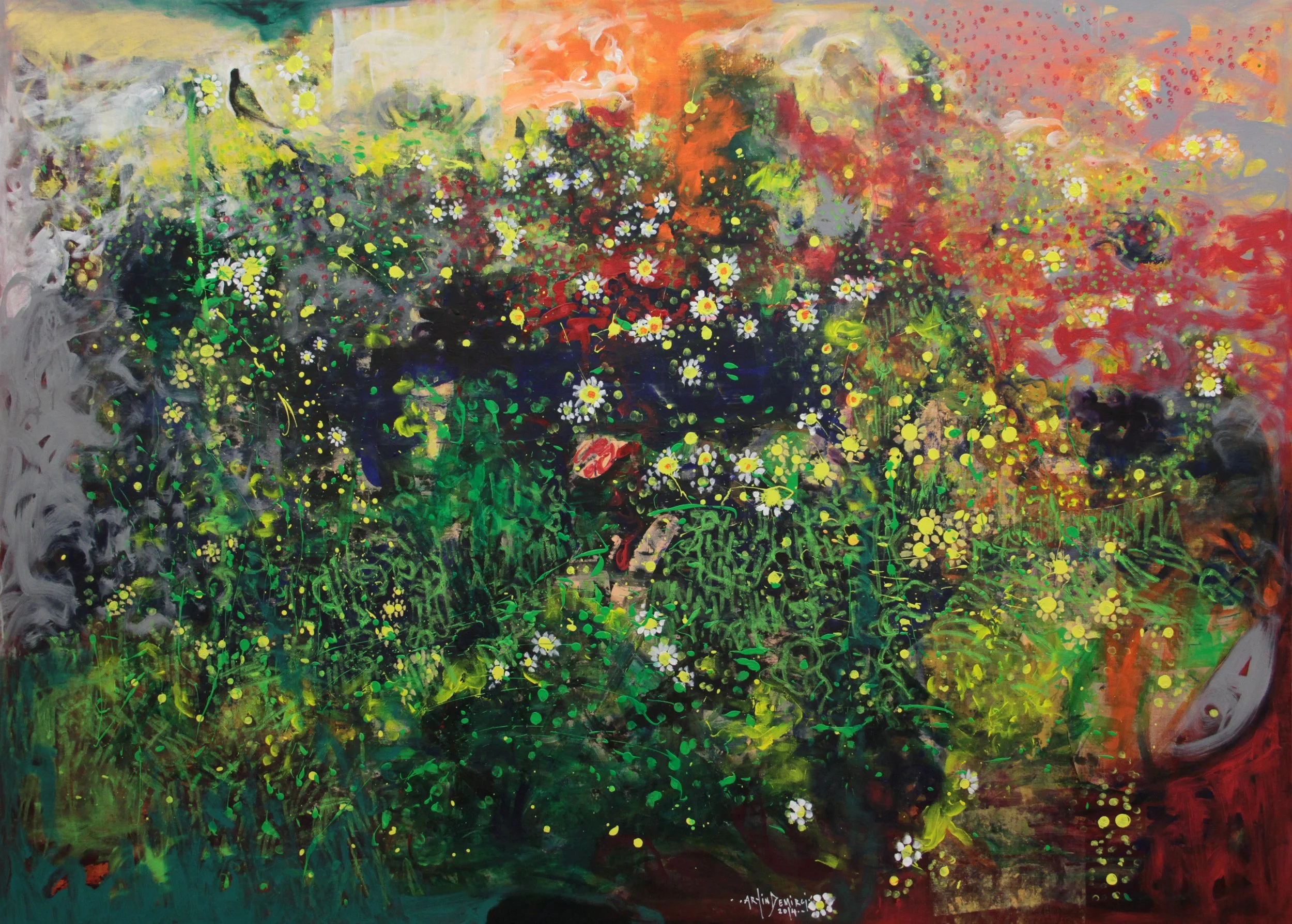 2014, oil on linen, 140 x 192 cm ●