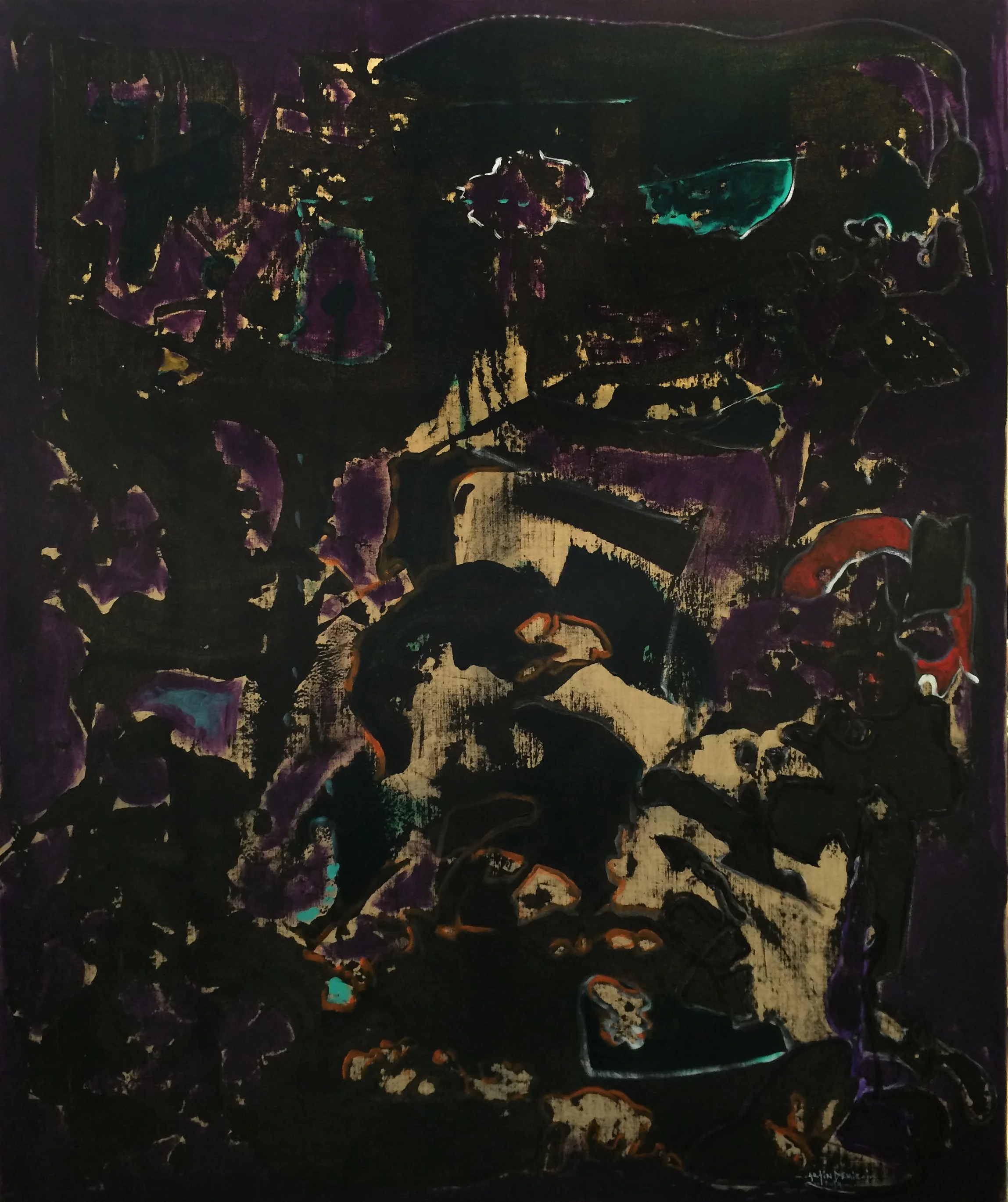2014, acrylic on linen, 192 x 160 cm