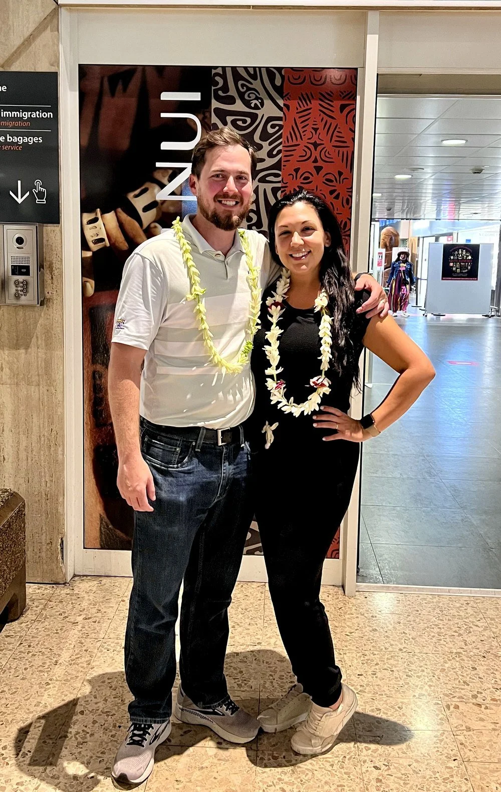 Arriving in Tahiti