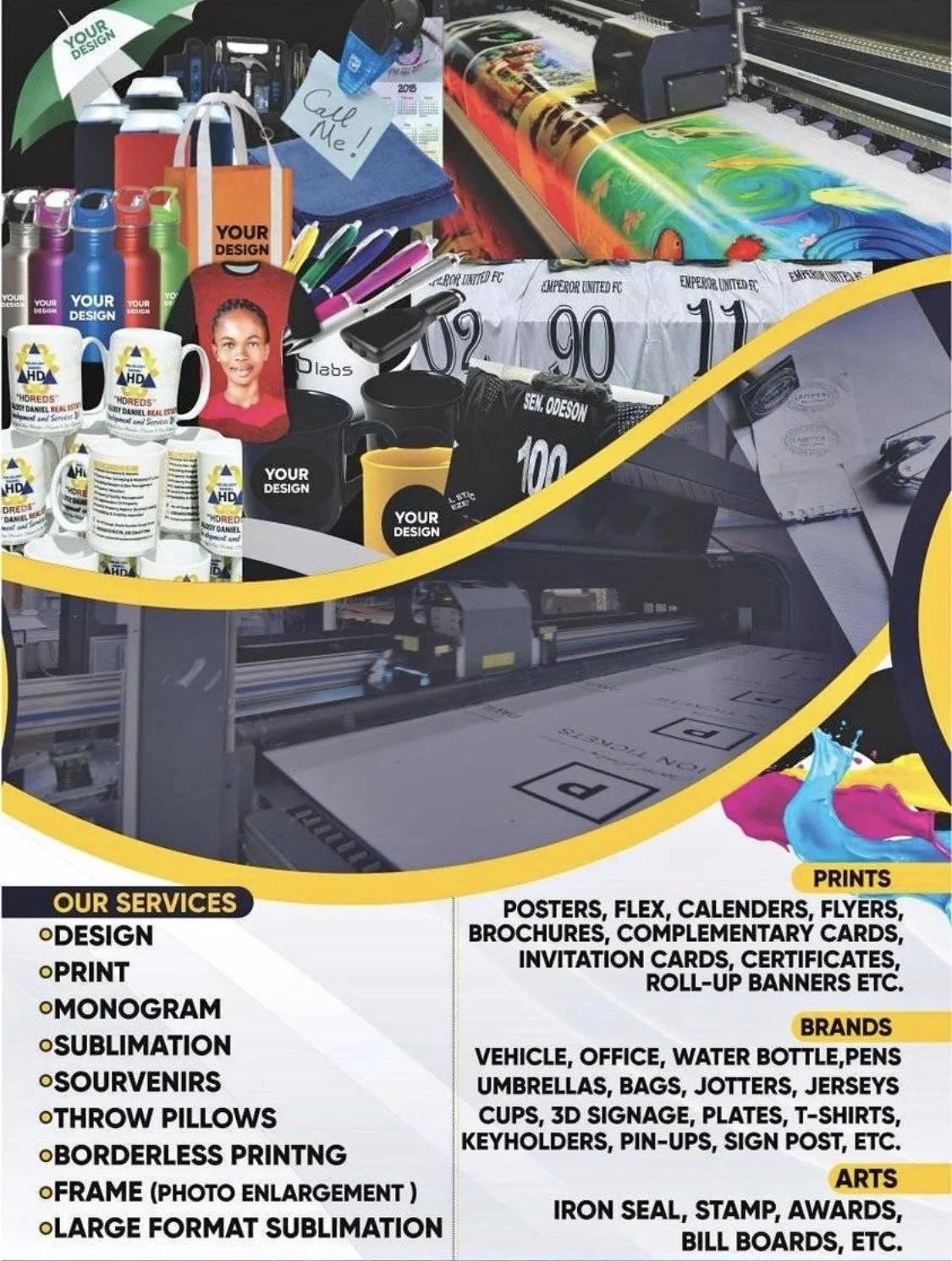 Our Printing Eervices