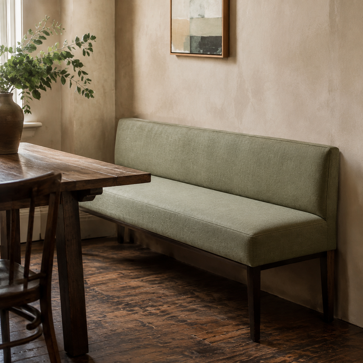 17 — Backed Dining Bench
Enquire about this style →