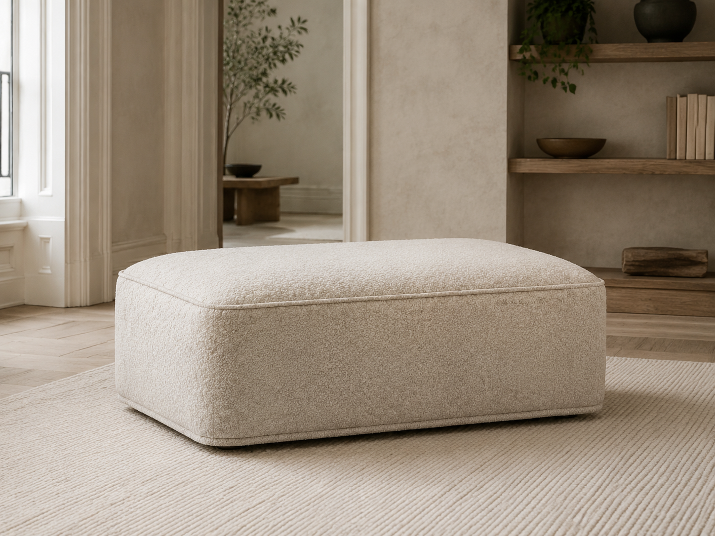 05 — Soft Boucle Ottoman
Enquire about this style →