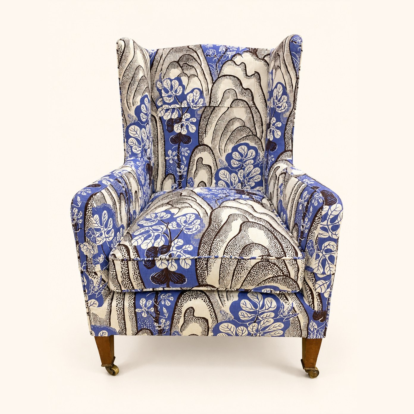 William Birch Wingback Chair — Before & After