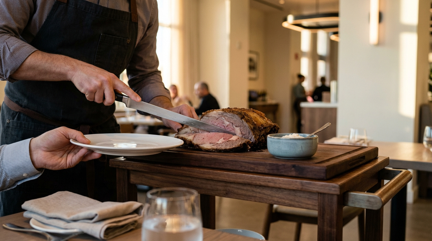 Tableside Carving Service