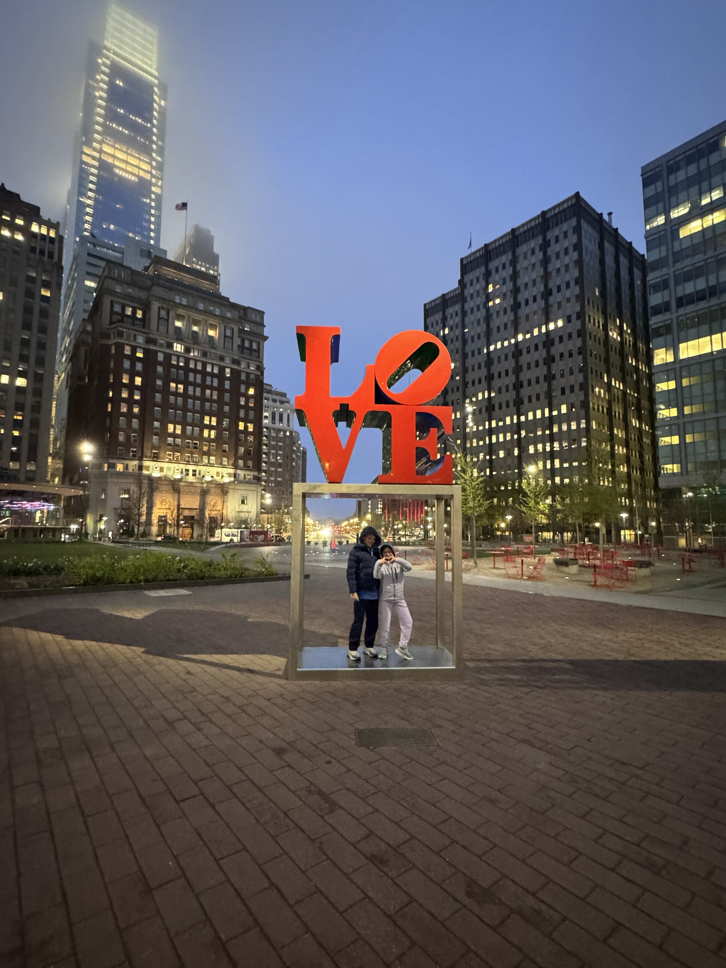 Photo of the "LOVE" sign in Philadelphia.