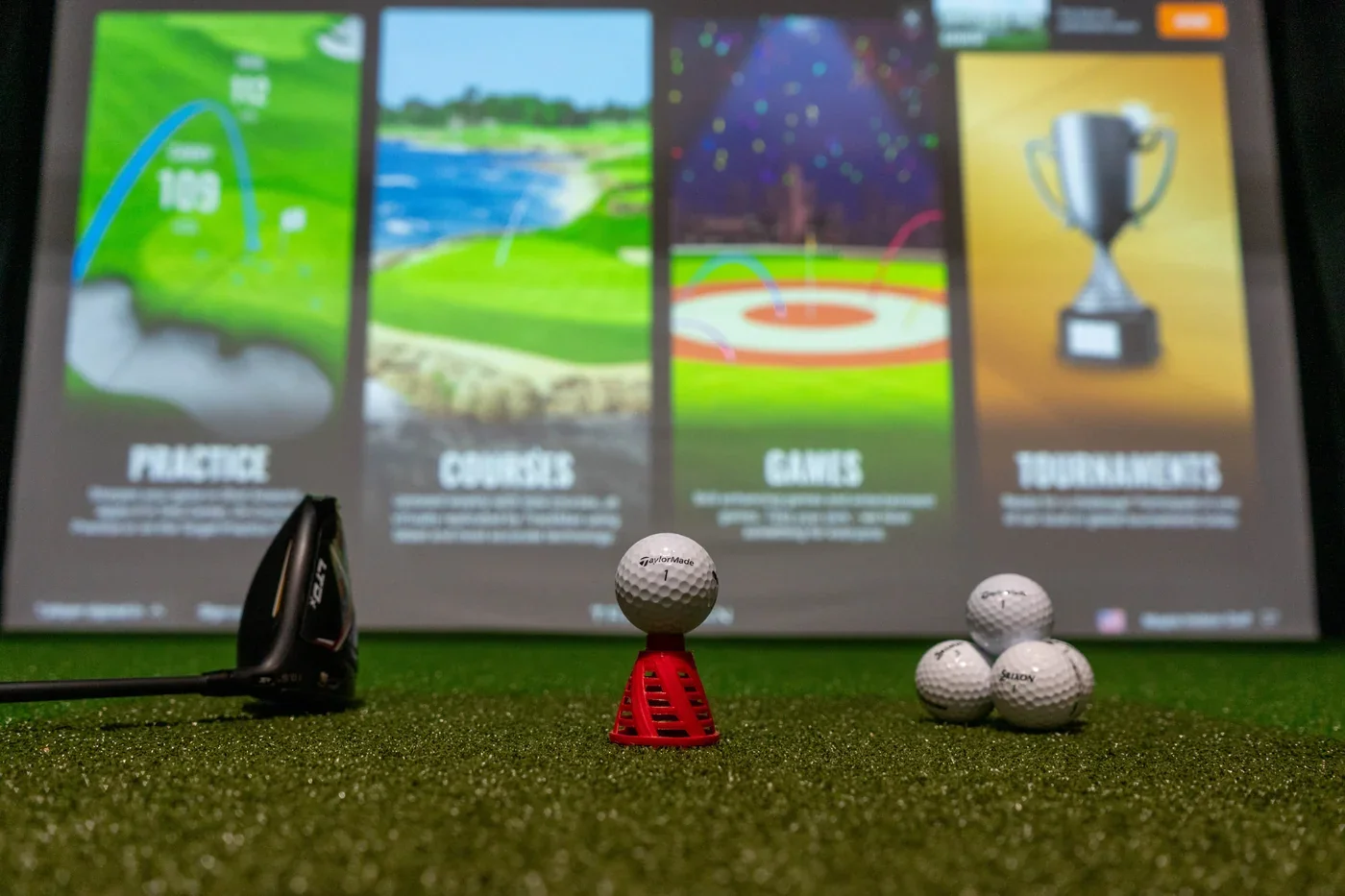 Practise your swing with Trackman shot data