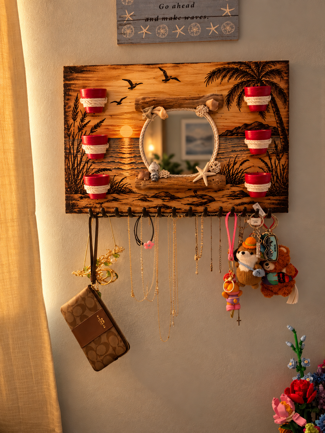 Handcrafted jewelry holder
