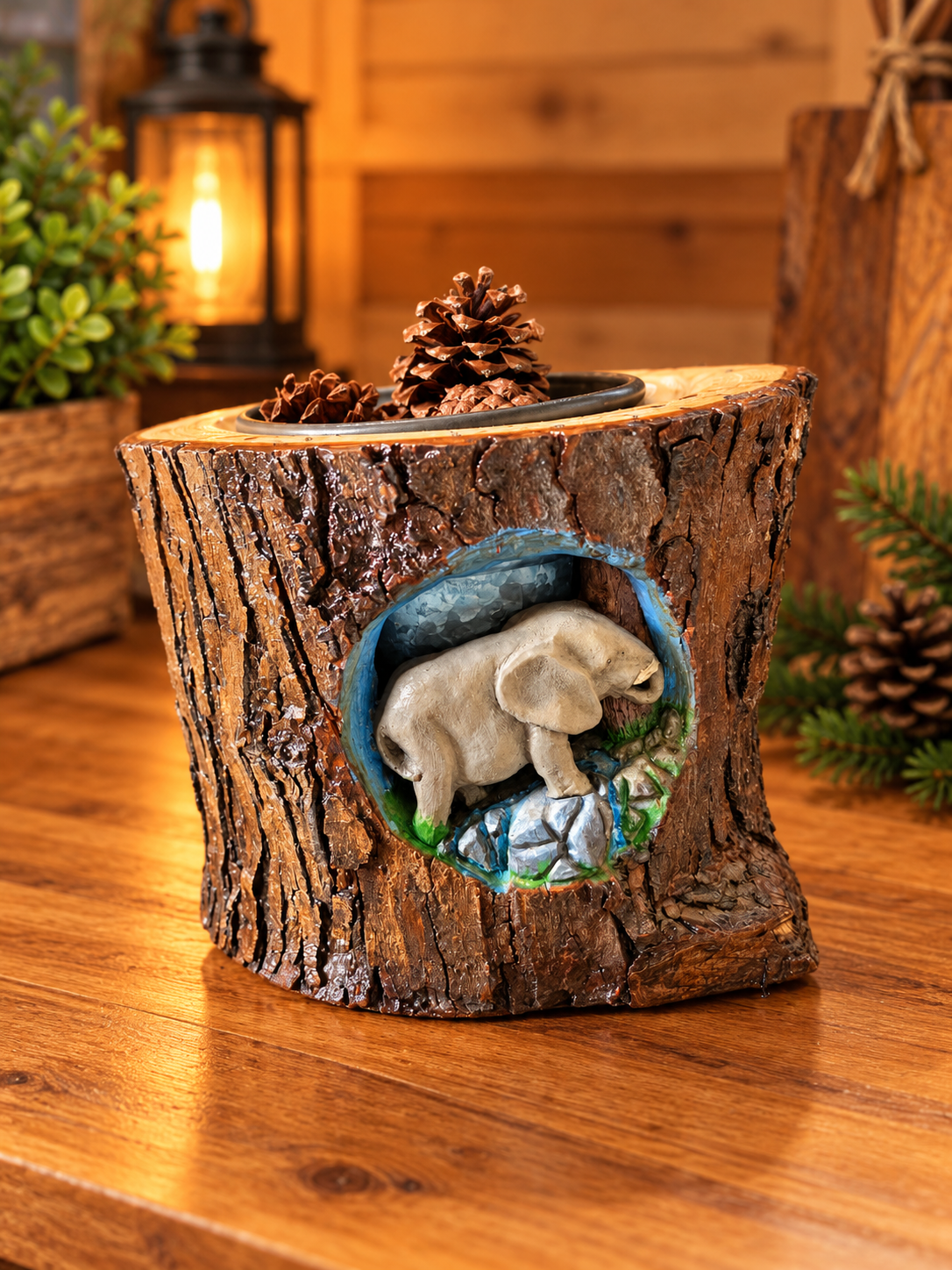 Wooden planter