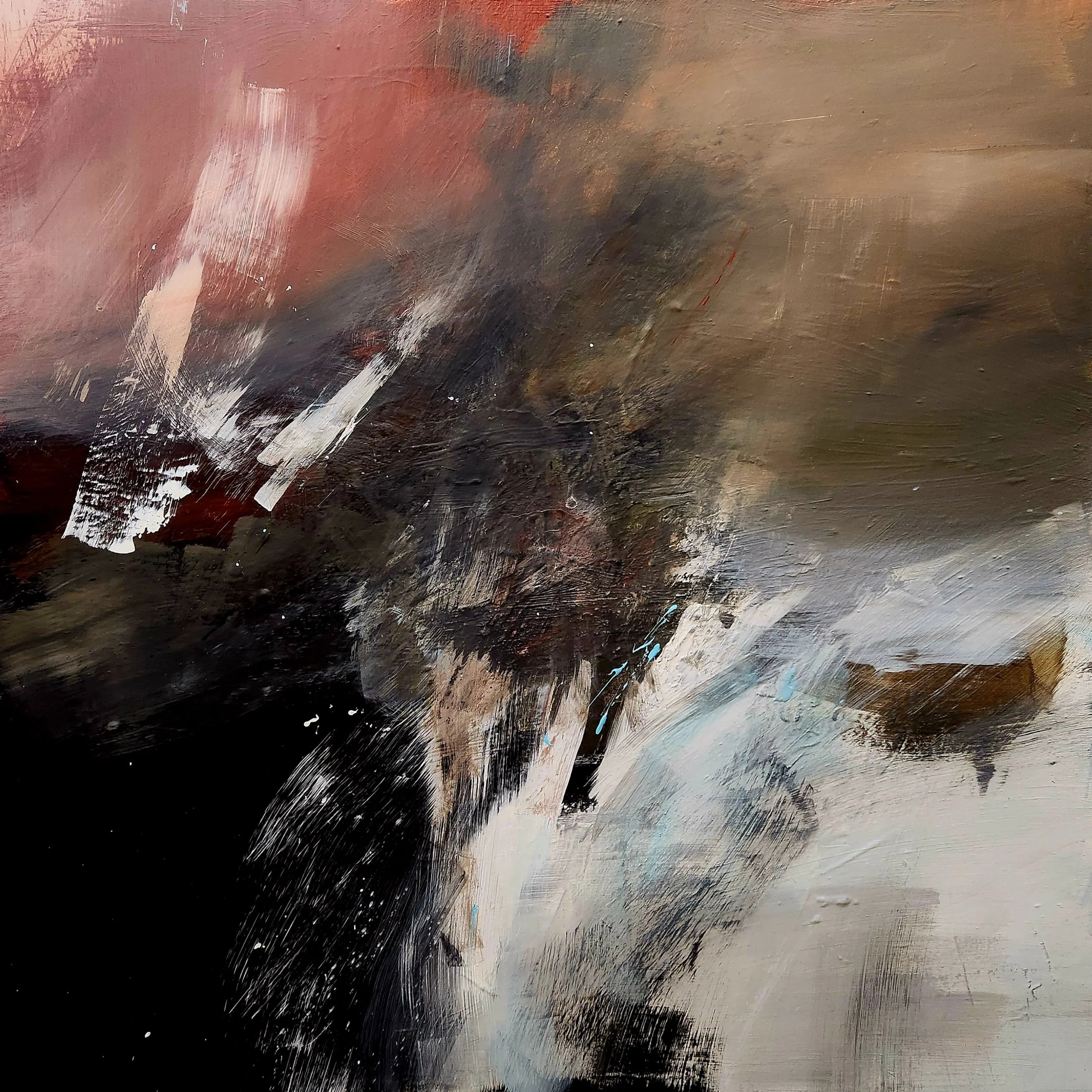 Untitled, 55 x 55 inches, acrylic on canvas