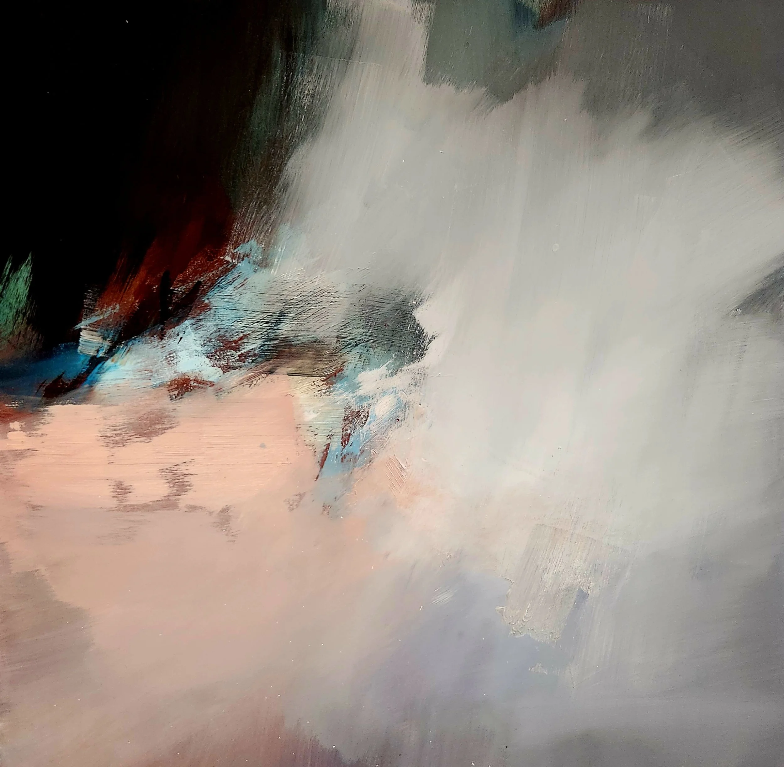 Untitled, 45 x 45 inches, acrylic on canvas