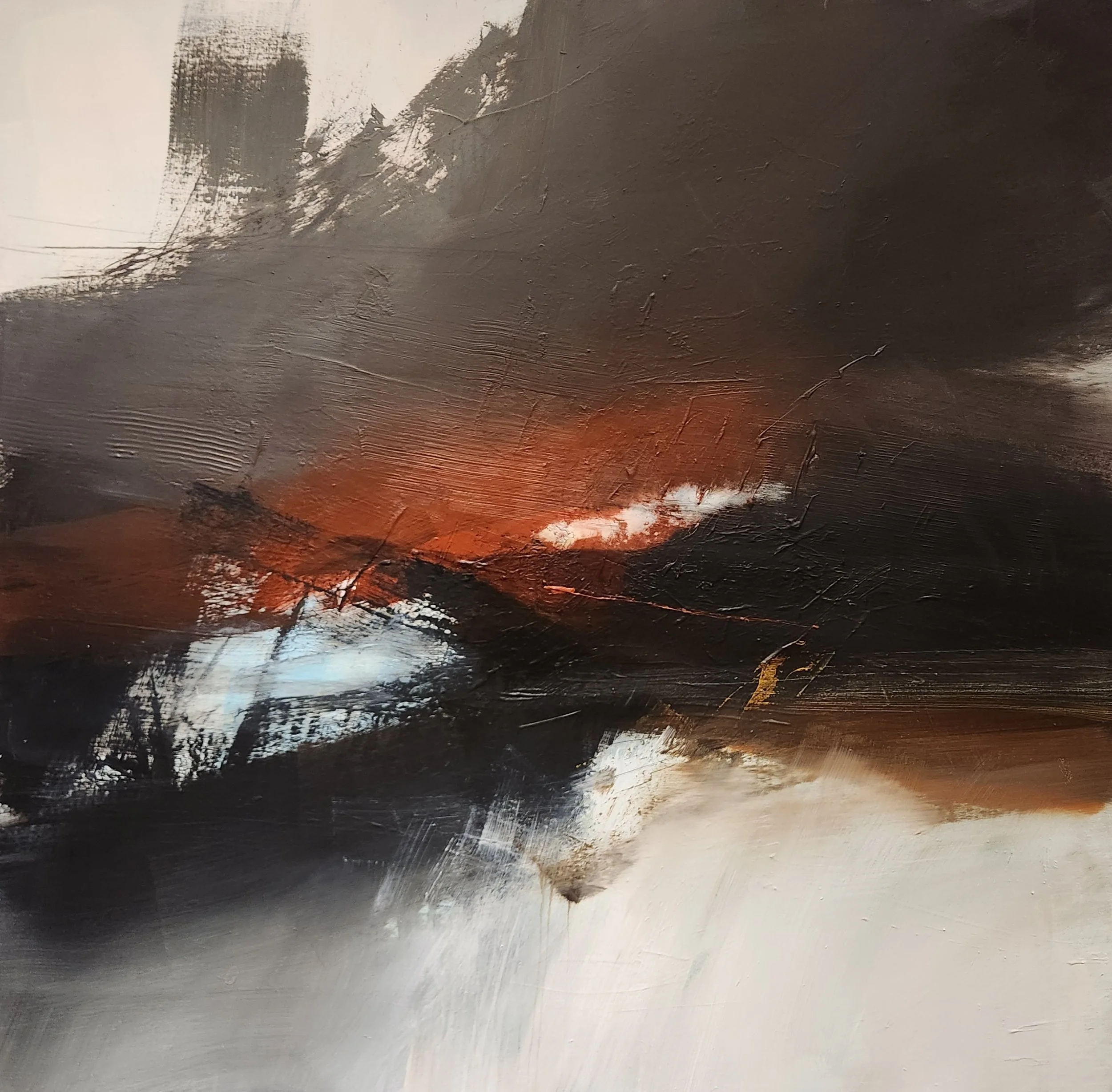 Quiet Life, 52 x 52 inches, acrylic on canvas