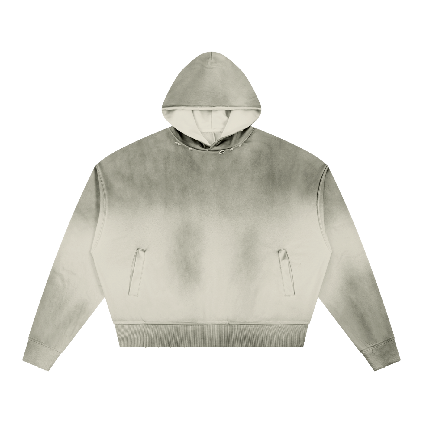 Sunfade Distressed Boxy Hoodie