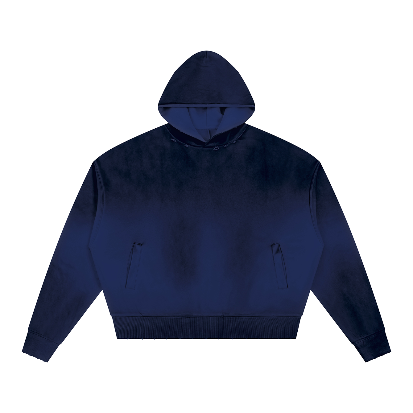 Sunfade Distressed Boxy Hoodie