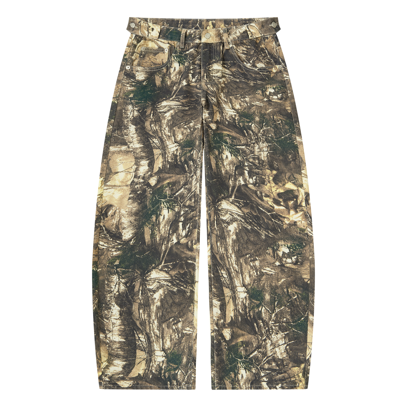 Tree Camo Barrel Leg Pants