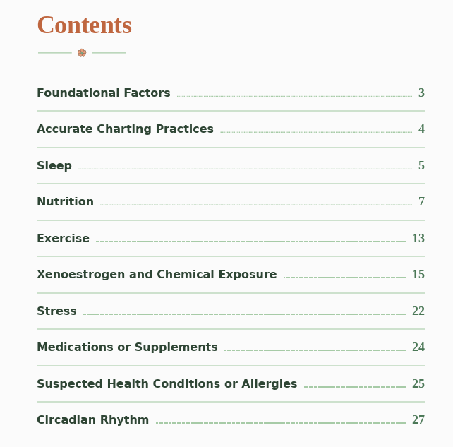 Foundational Factors Guide- Detailed