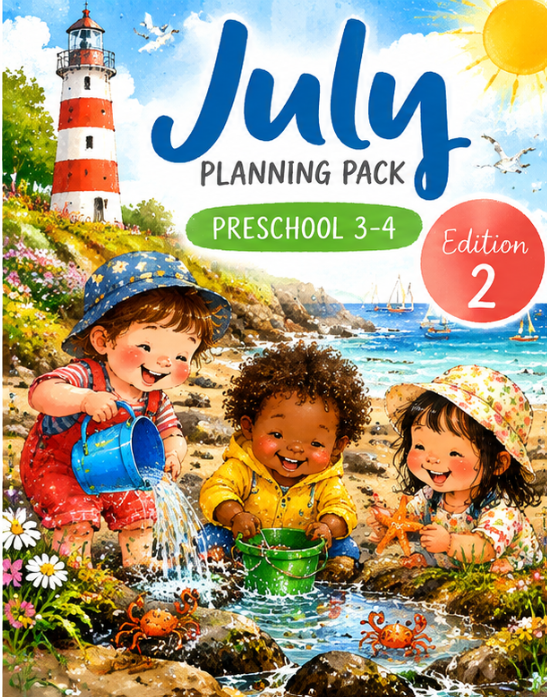July Planning Pack – Preschool 3–4 | Edition 2