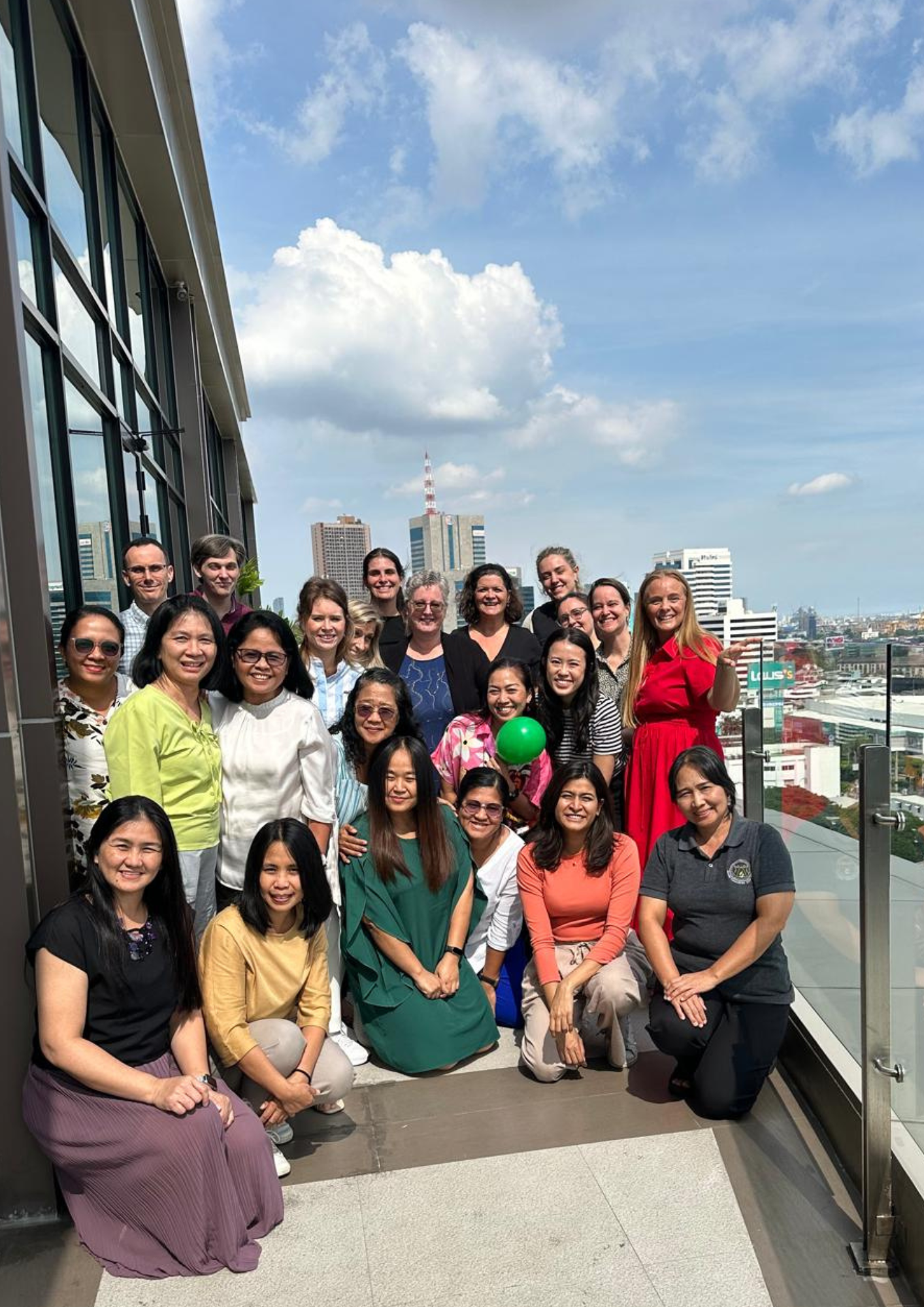 Participants gathered after a two-day early years training session in Bangkok, Thailand.
