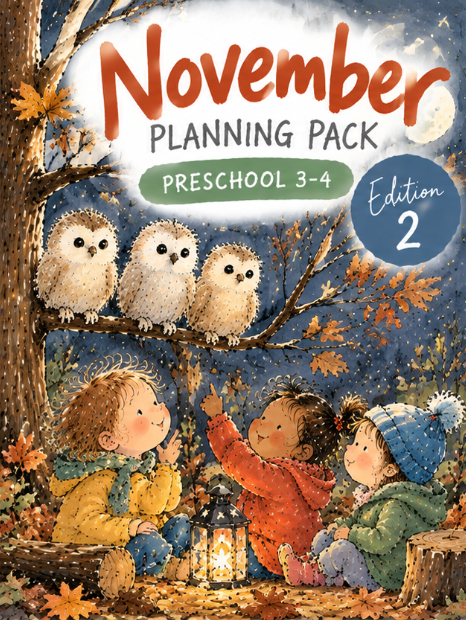 November Planning Pack – Preschool 3–4 | Edition 2
