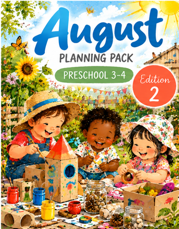 August Planning Pack – Preschool 3–4 | Edition 2