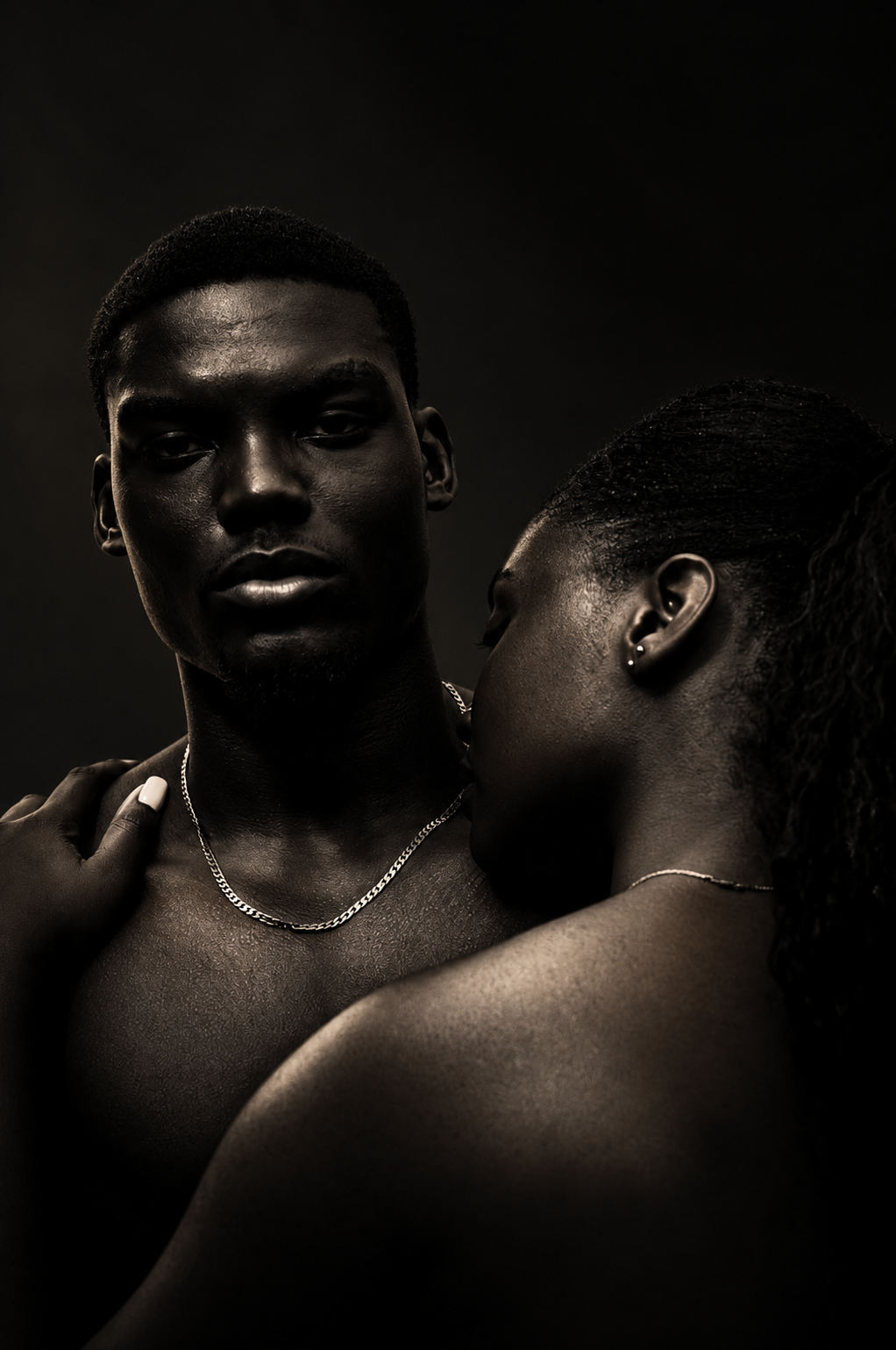 Close-up of a couple embracing for relationship and intimacy coaching