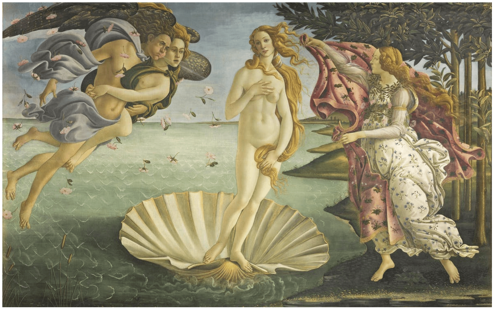 The Birth of Venus (Sandro Botticelli) is just one of the paintings that inspired Respighi’s Trittico Botticelliano