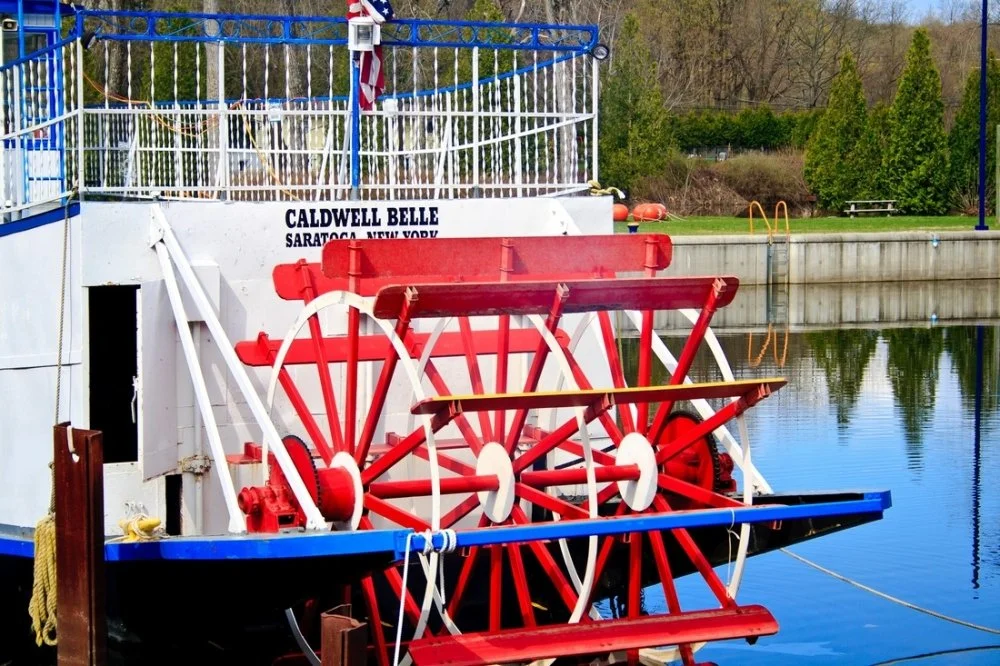  The  Caldwell Belle,  Mohawk Maiden Cruise's paddleboat. 