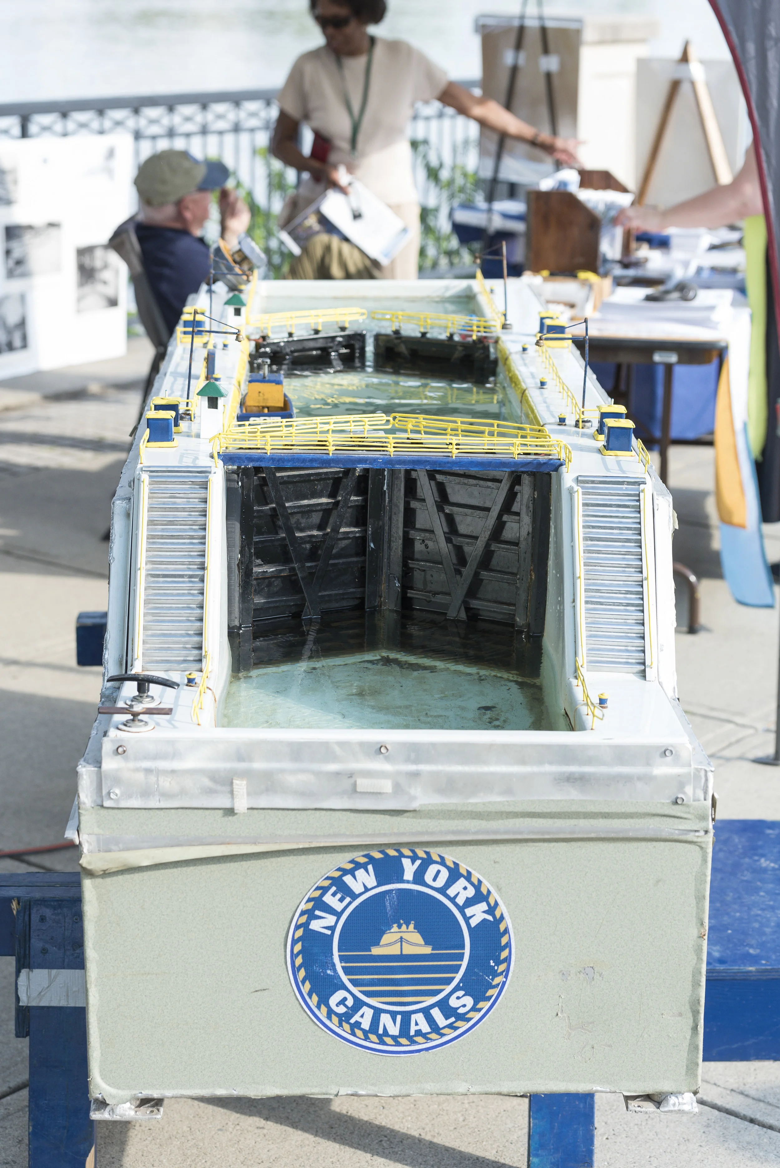  A close up look at a mock lock. 