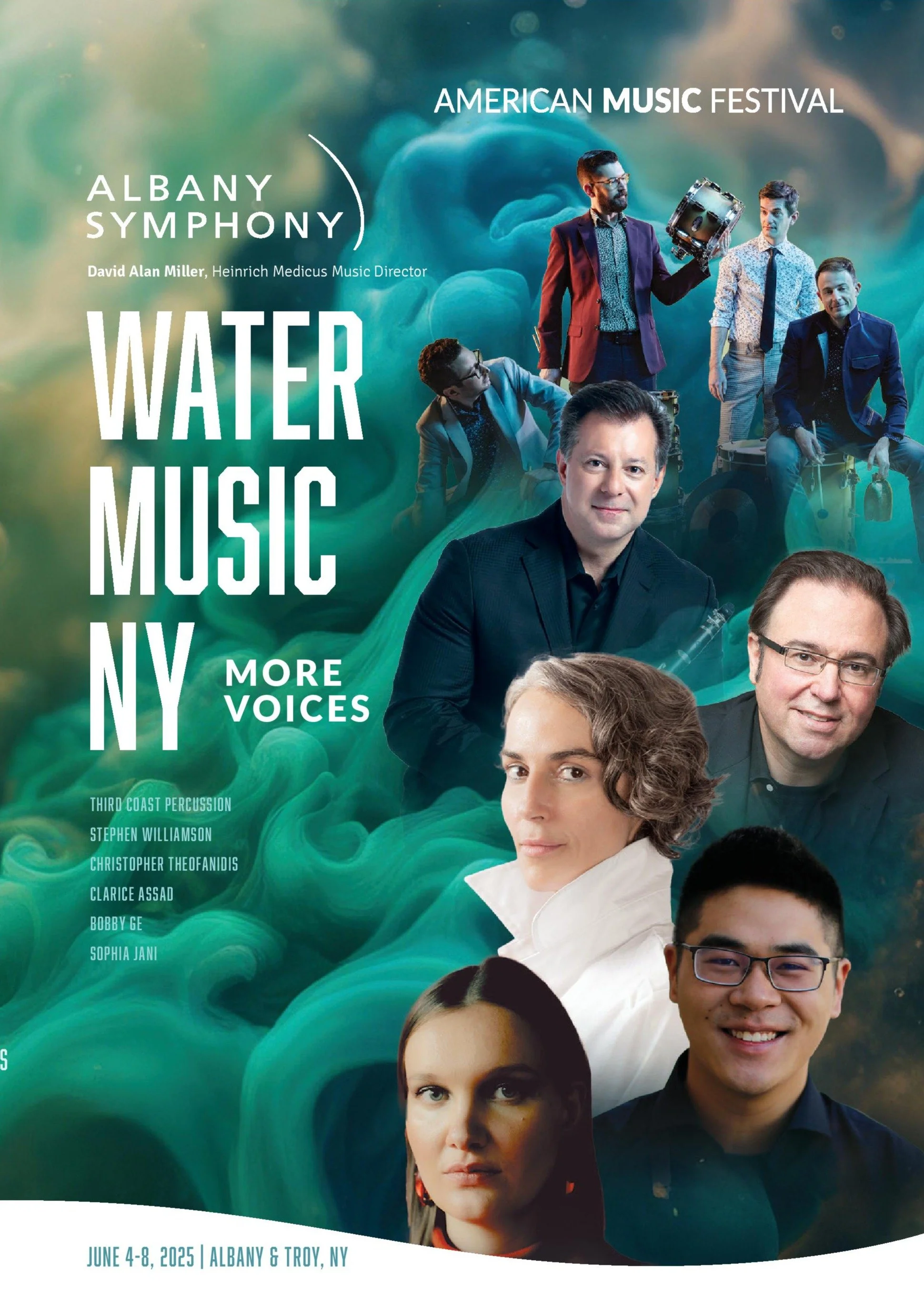 Albany Symphony to Present Beautiful, Adventurous Works by World-Renowned Composers of our Time at the 2025 American Music Festival, Water Music NY: More Voices