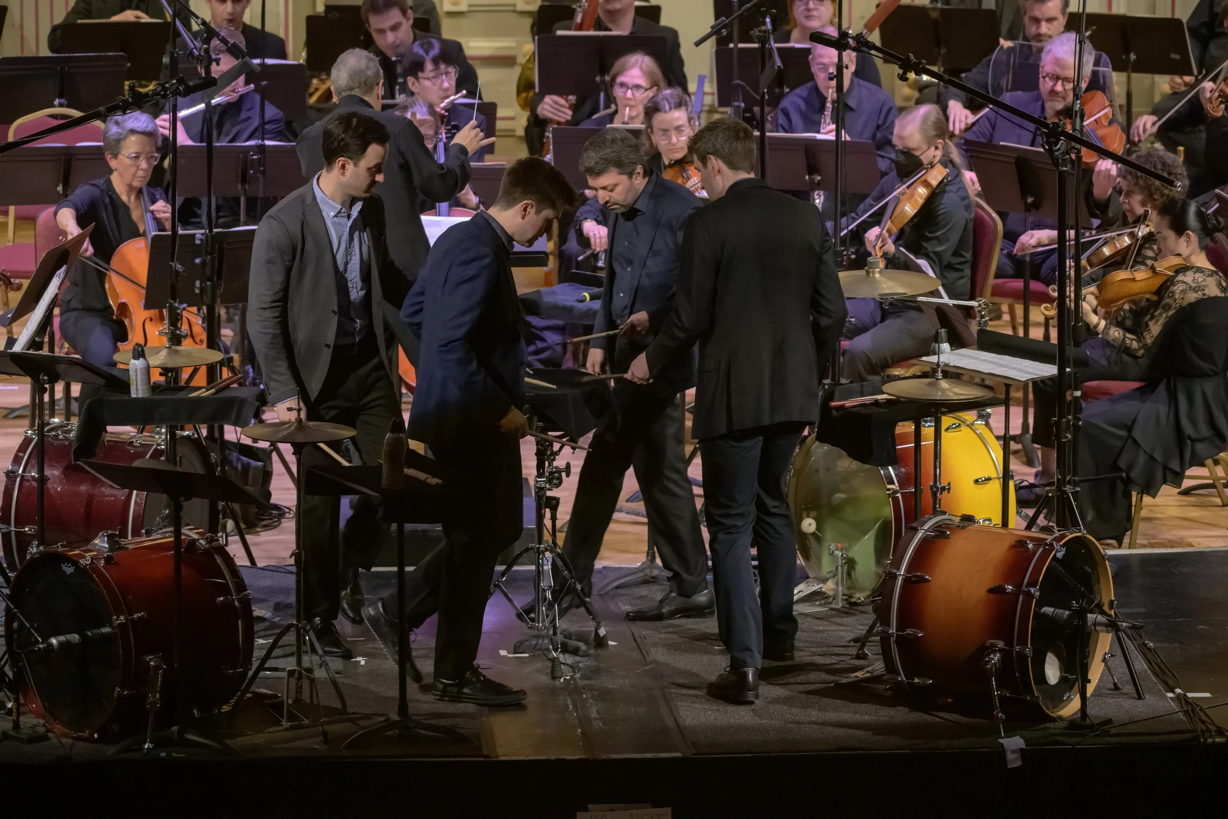 Photos from the recorded performance of  Re(new)al, Next Week’s Trees,  and  Higher Ground,  Concerto for Tuba at the Troy Savings Bank Music Hall on April 13, 2024. Photo Credit: Gary Gold Photography 
