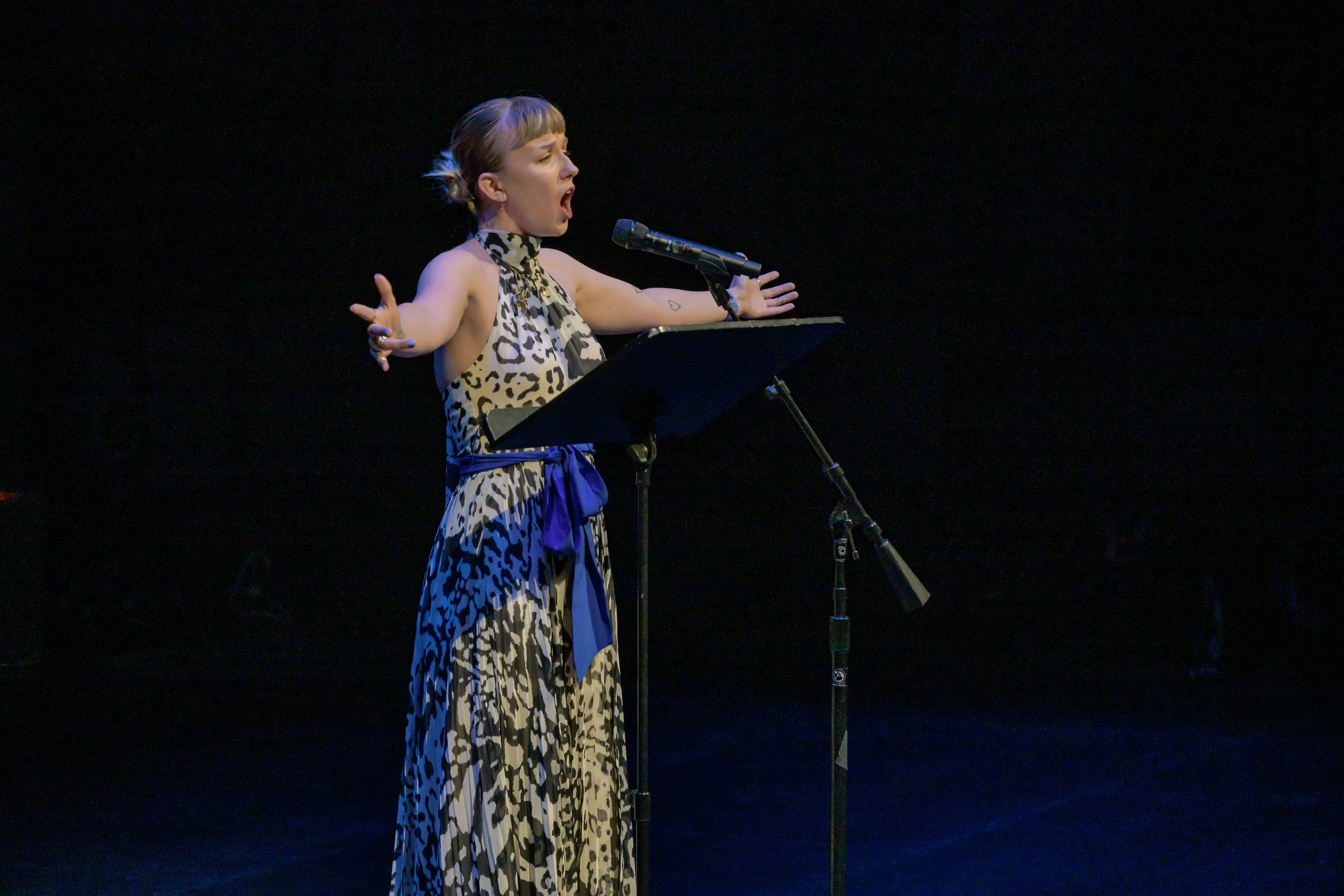  Vocalist Britt Hewitt performs at Late Night Lounge in EMPAC Studio 1 June 7, 2025 PC: Gary Gold Photography 