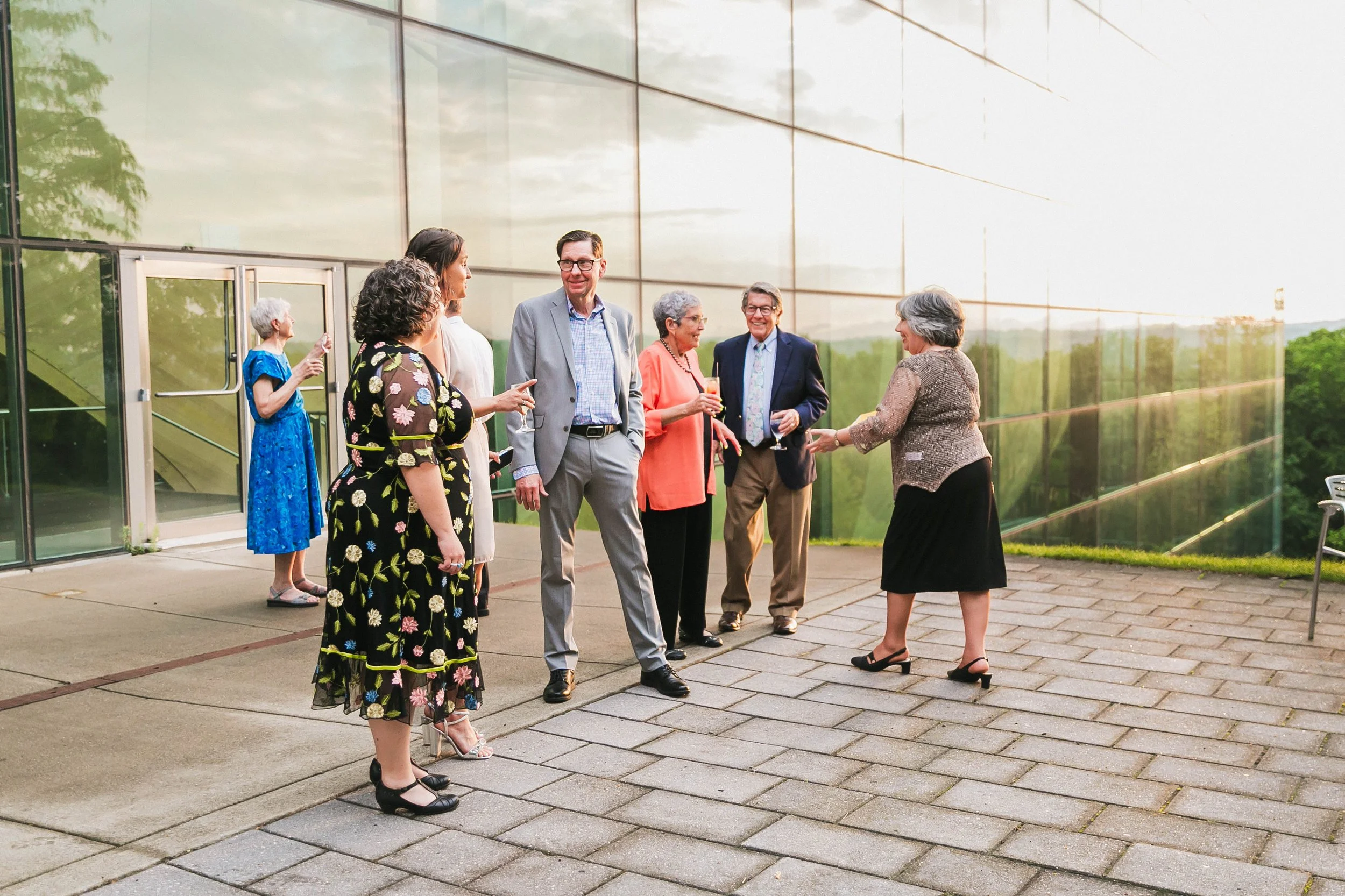  Summer Soiree attendees outside EMPAC June 6, 2025 PC: Best Frame Forward 