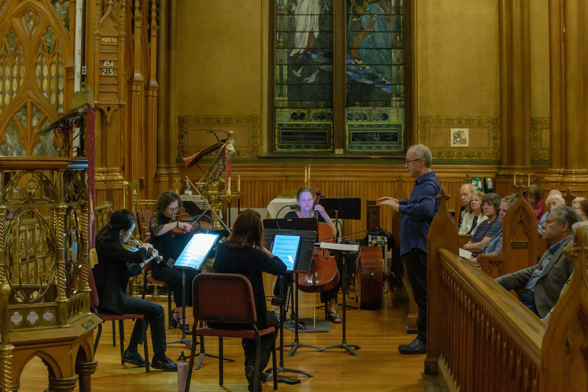  Albany Symphony musicians perform during More Voices Showcase at St. Paul’s Church June 7, 2025 PC: Gary Gold Photography 