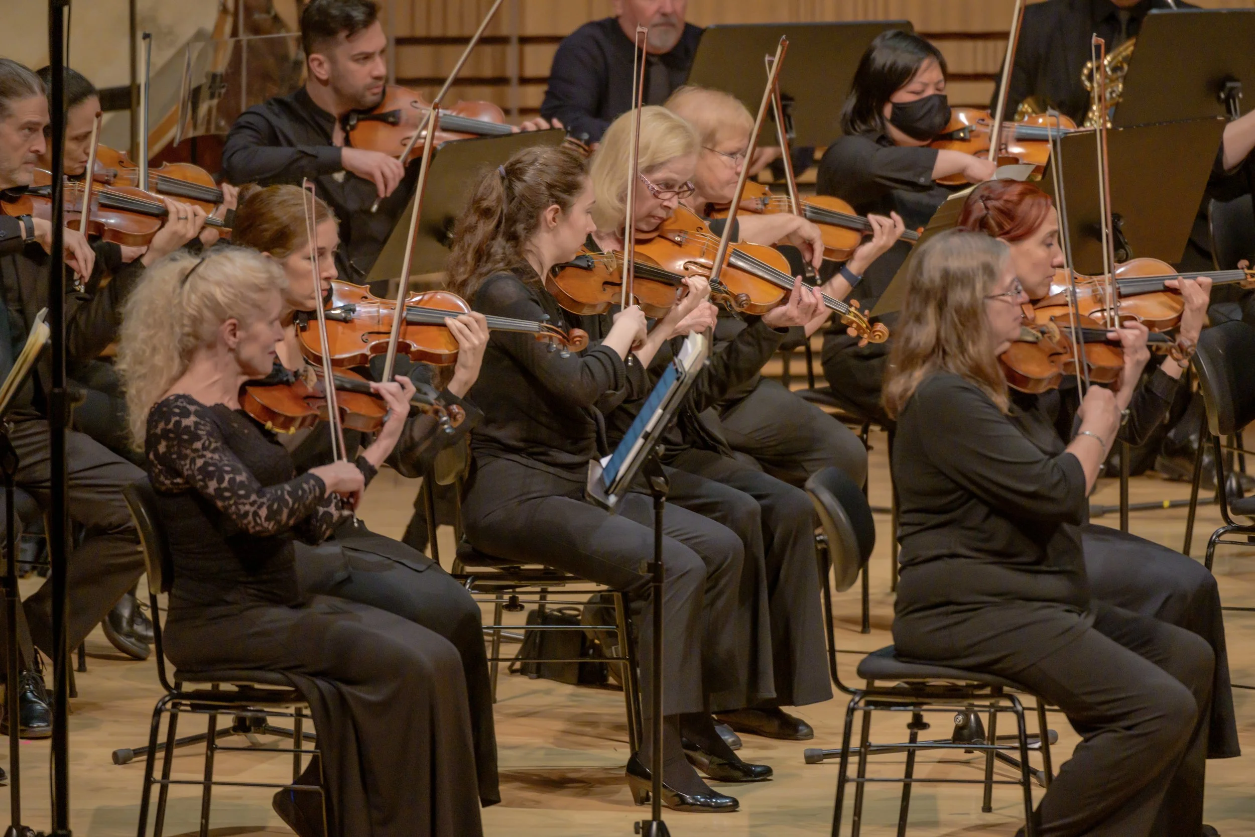  Albany Symphony Orchestra musicians performing at EMPAC Concert Hall June 7, 2025 PC: Gary Gold Photography 