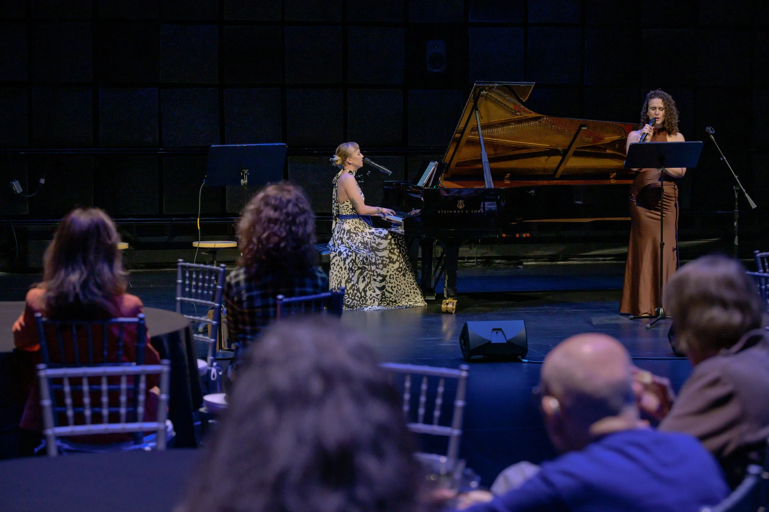  Vocalists Britt Hewitt &amp; Devony Smith perform at Late Night Lounge in EMPAC Studio 1 June 7, 2025 PC: Gary Gold Photography 