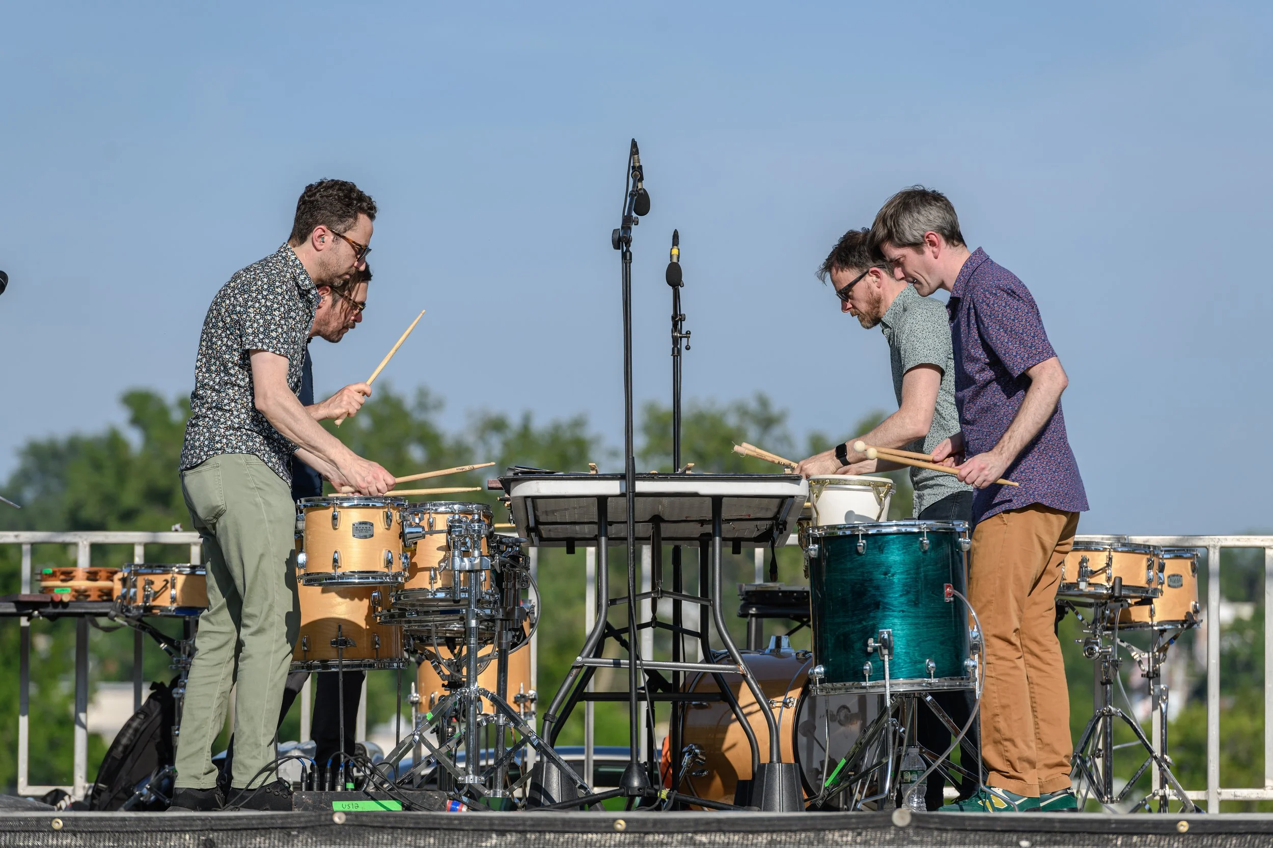  Third Coast Percussion at Jennings Landing June 4, 2025 PC: Gary Gold Photography 