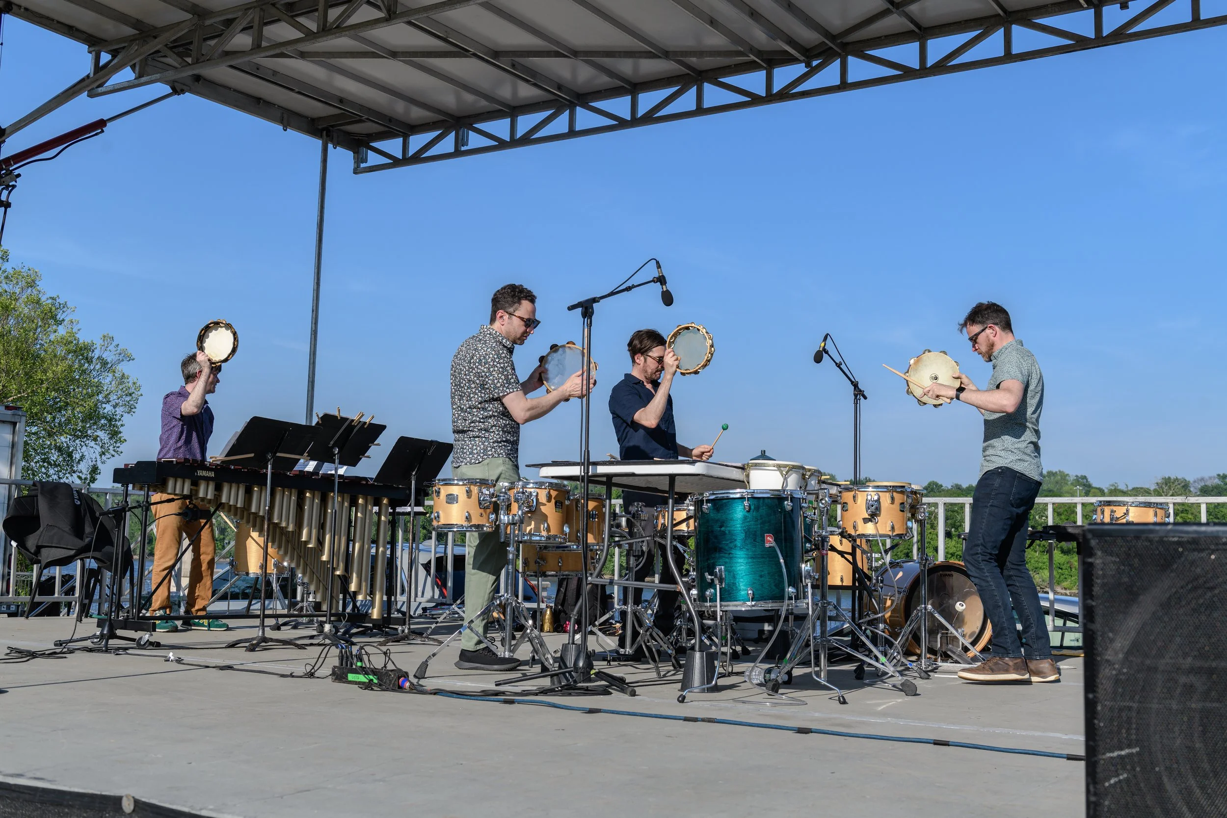  Third Coast Percussion at Jennings Landing June 4, 2025 PC: Gary Gold Photography 