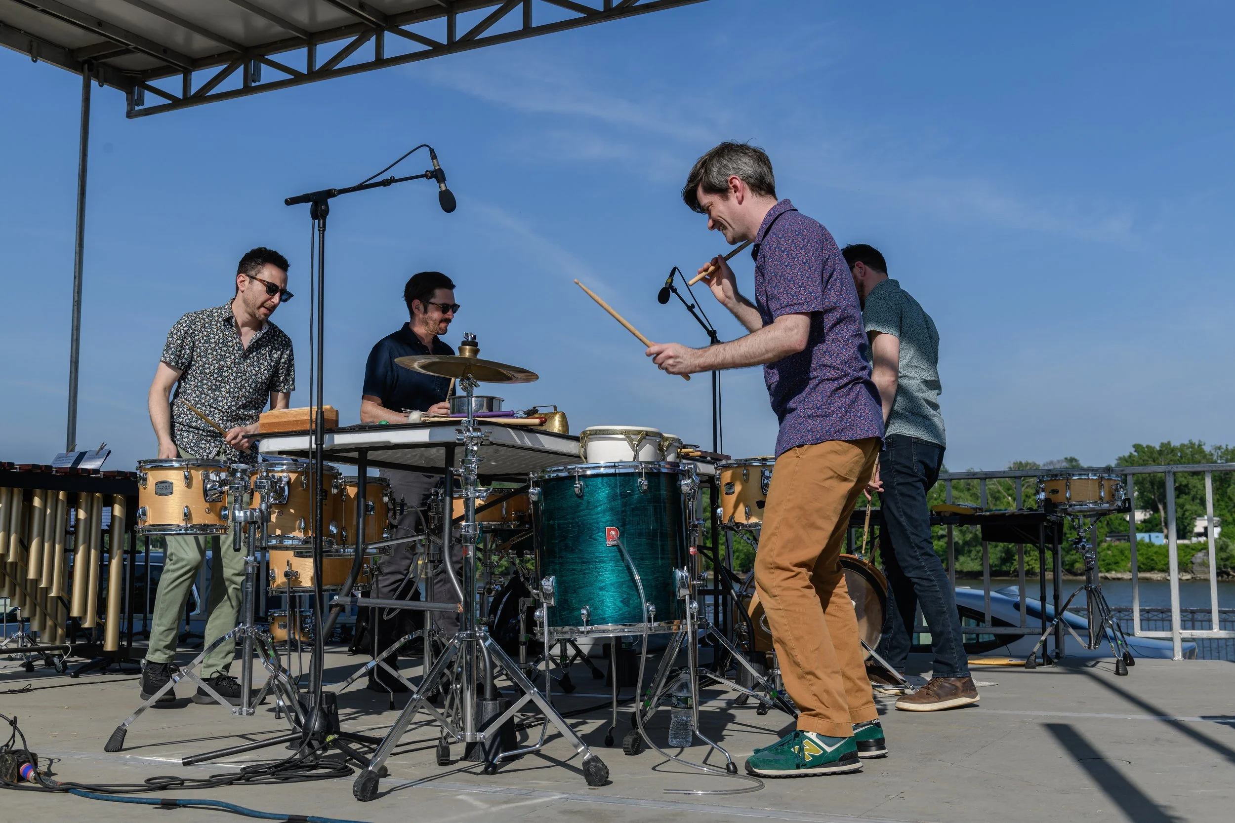  Third Coast Percussion at Jennings Landing June 4, 2025 PC: Gary Gold Photography 
