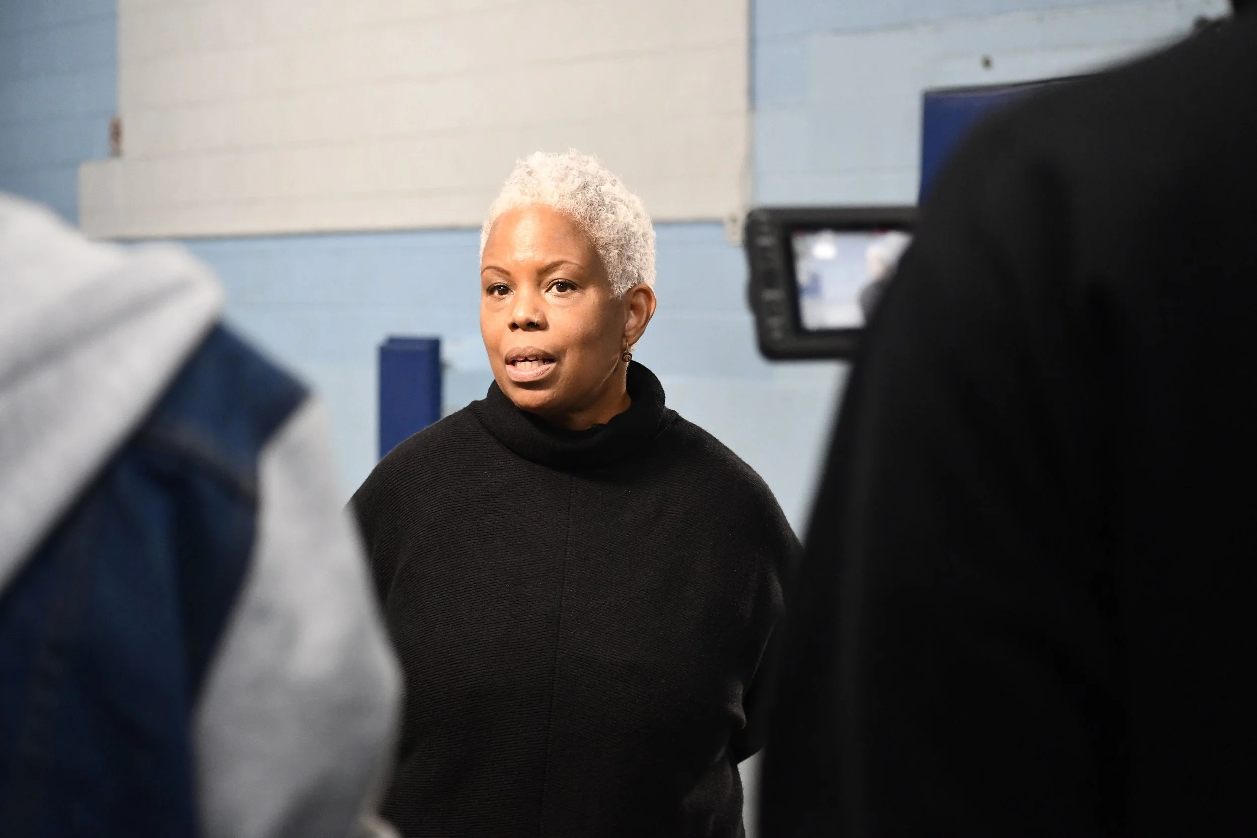  Regina Carter during her interview. 