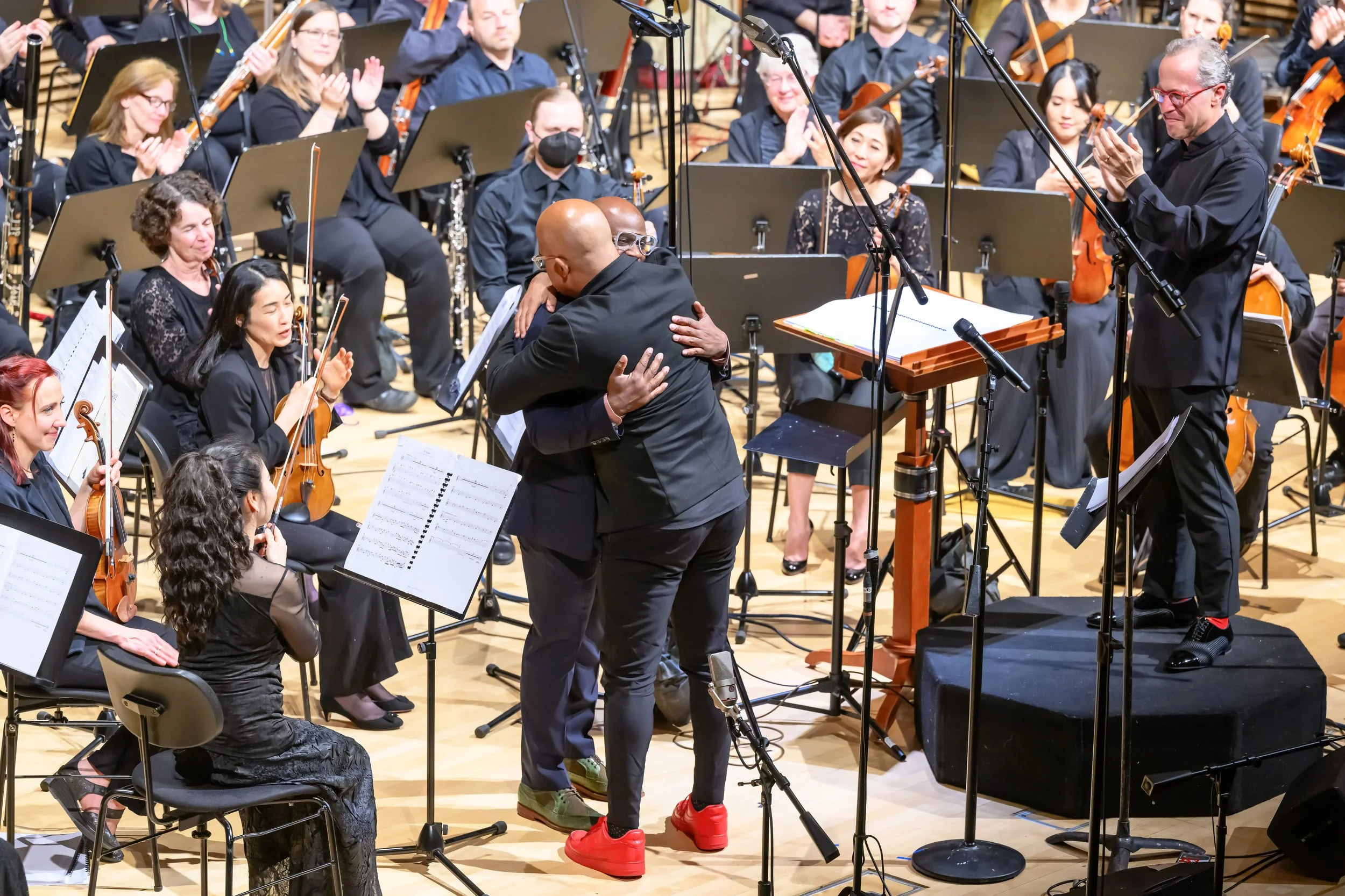  Photos from the world premiere performance of  Forgiveness  on June 10, 2023 at EMPAC (Troy, NY) Photo credit: Gary Gold Photography 