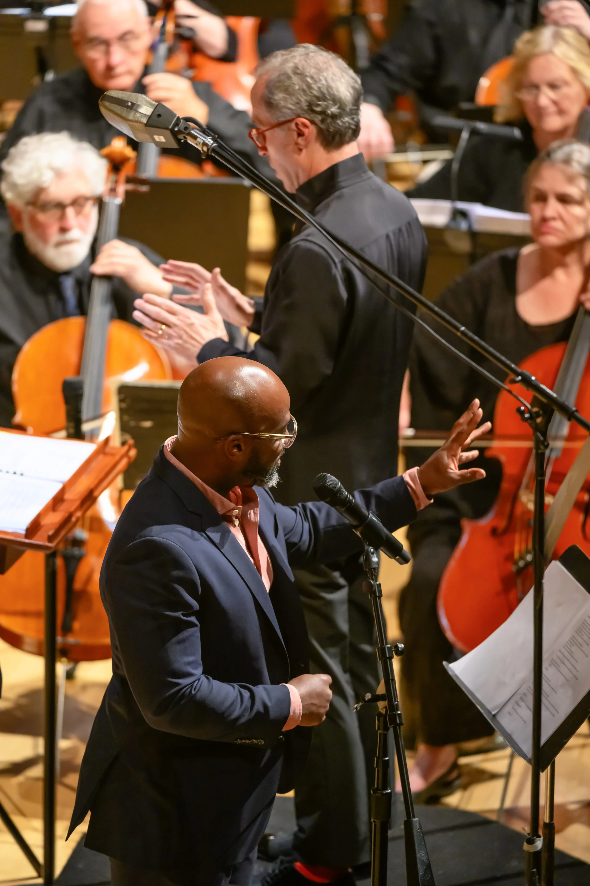  Photos from the world premiere performance of  Forgiveness  on June 10, 2023 at EMPAC (Troy, NY) Photo credit: Gary Gold Photography 