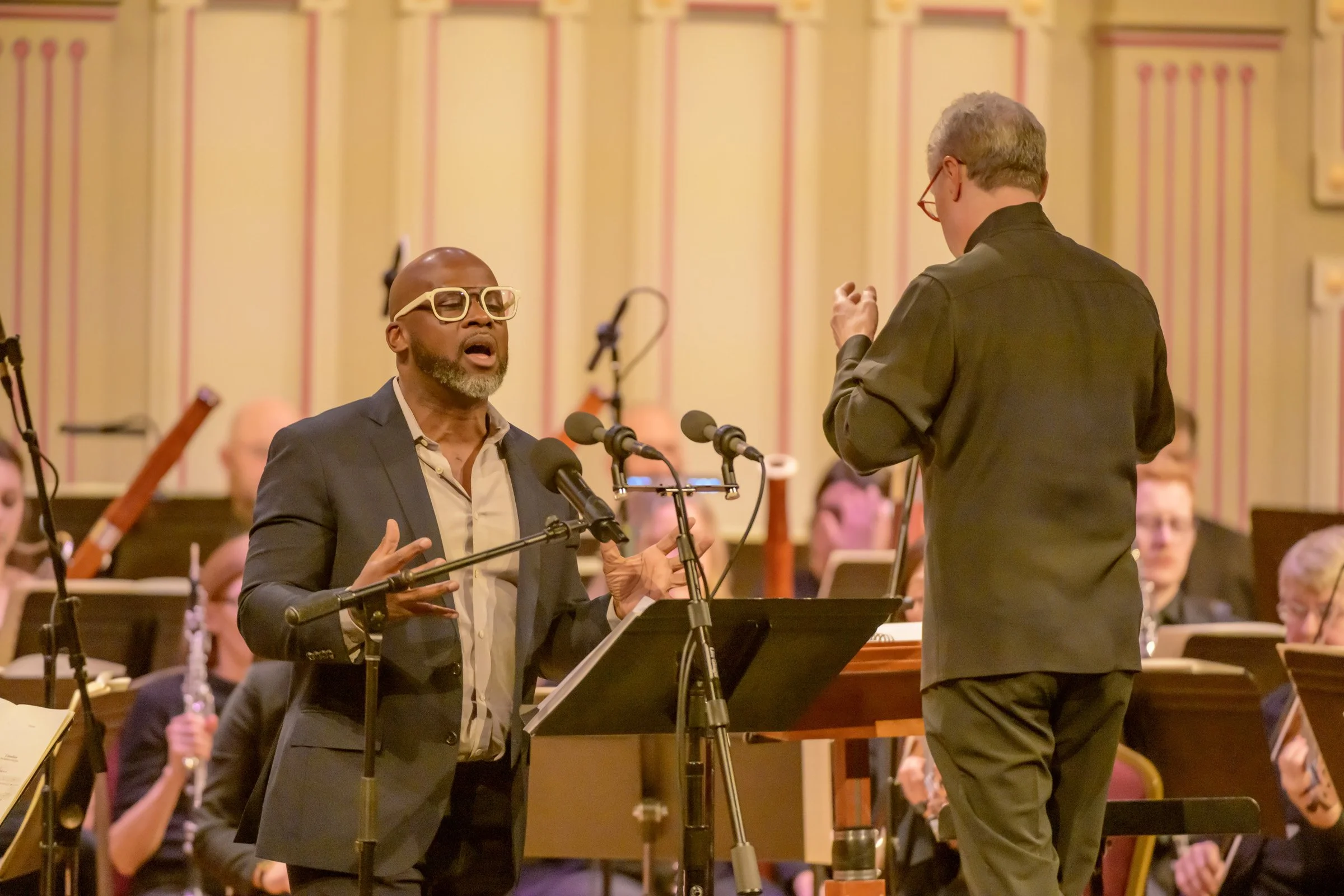  Photos from the recorded performance of  Forgiveness  on January 11 &amp; 12, 2025 at Troy Savings Bank Music Hall (Troy, NY) Photo credit: Gary Gold Photography 